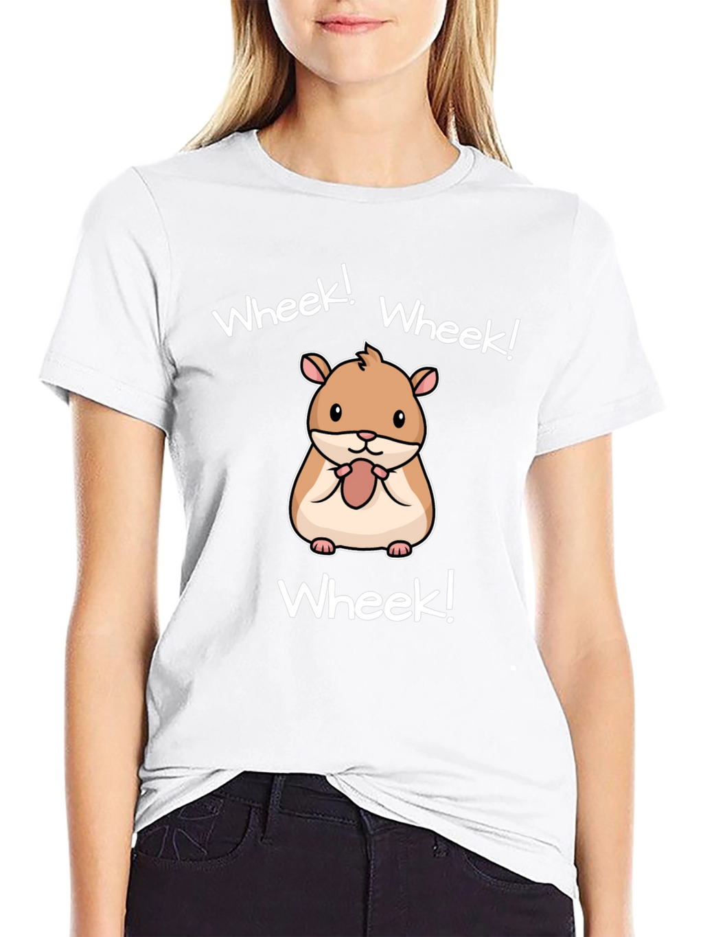 Wheek! Hamster Graphic T-Shirt - Cute Animal Tee