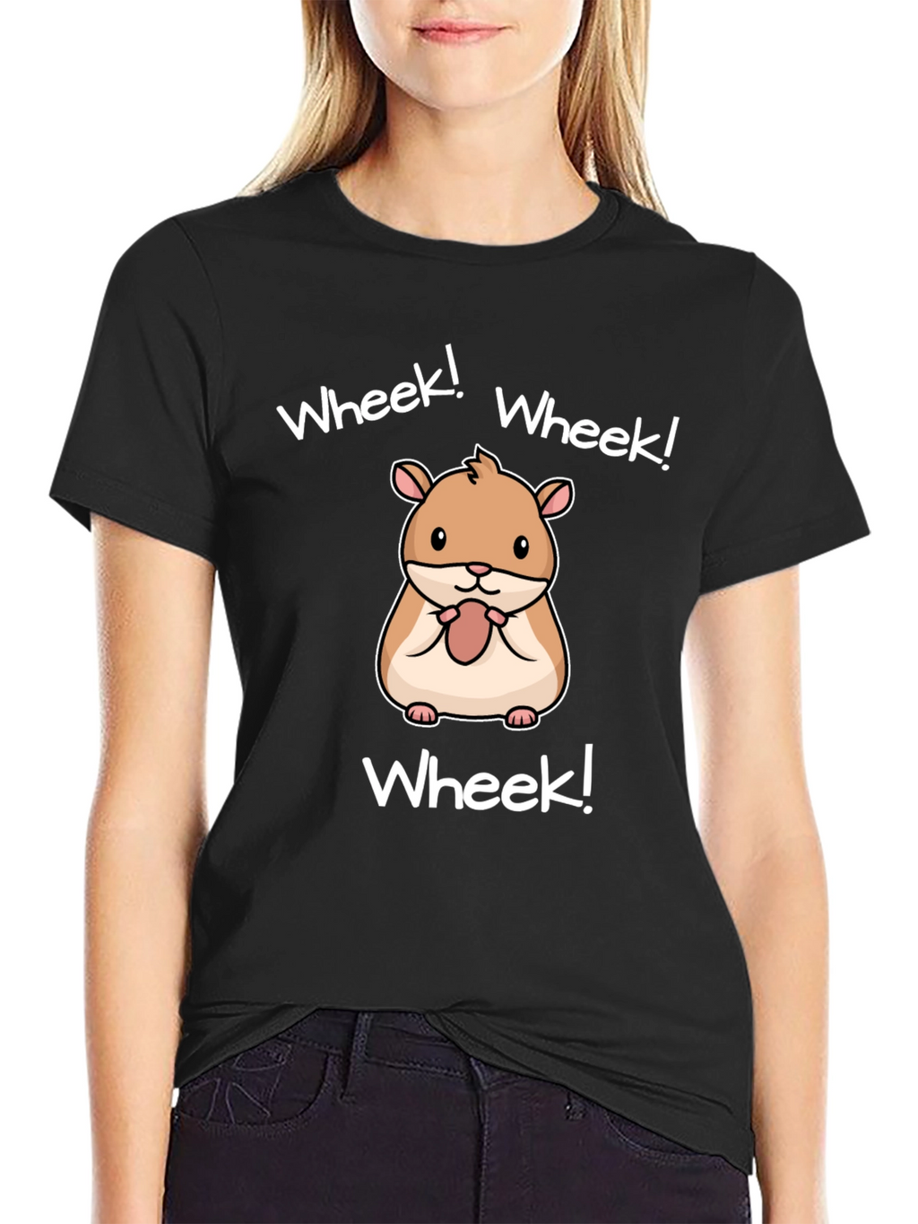Wheek! Hamster Graphic T-Shirt - Cute Animal Tee