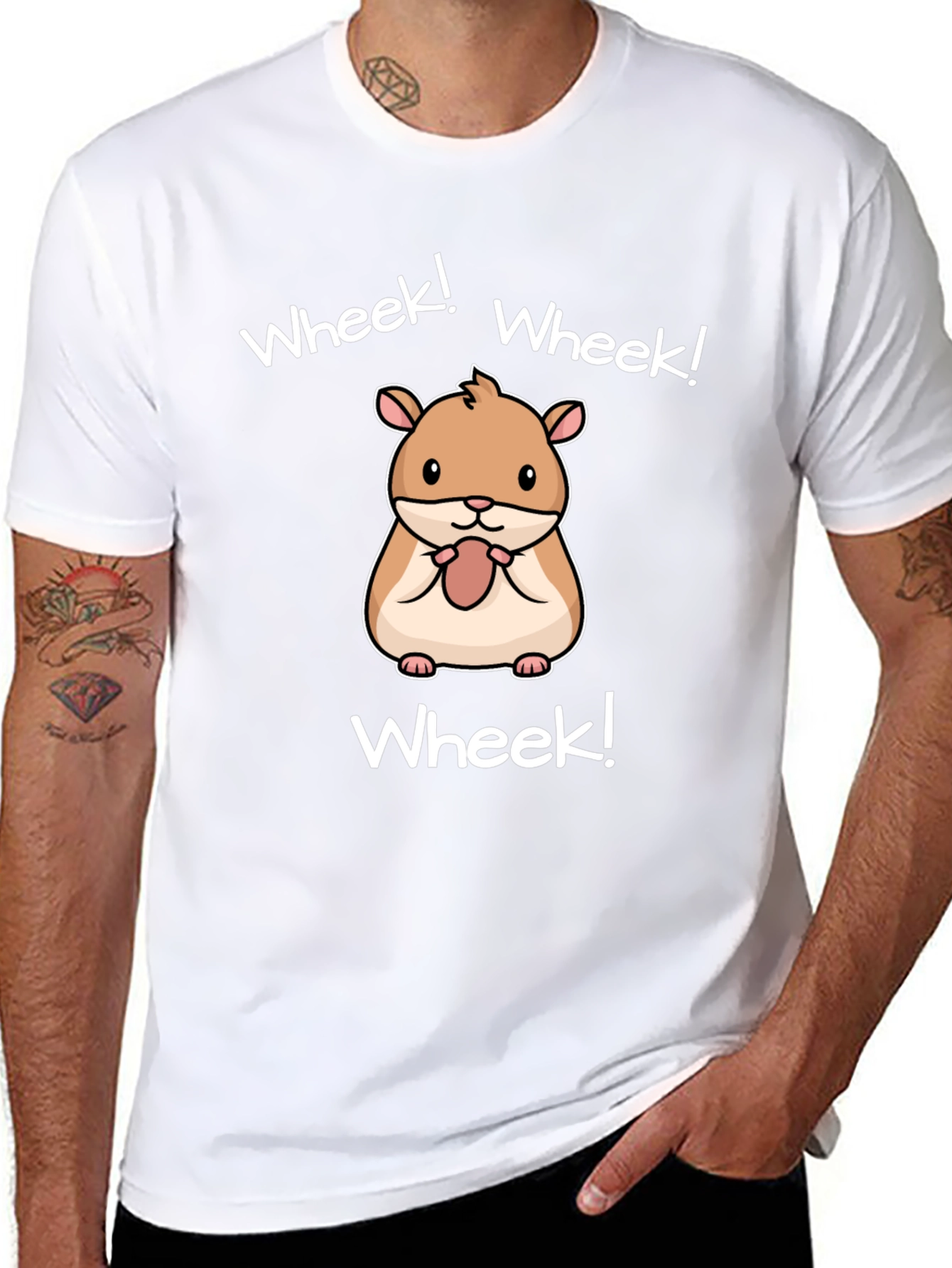Wheek! Hamster Graphic T-Shirt - Cute Animal Tee