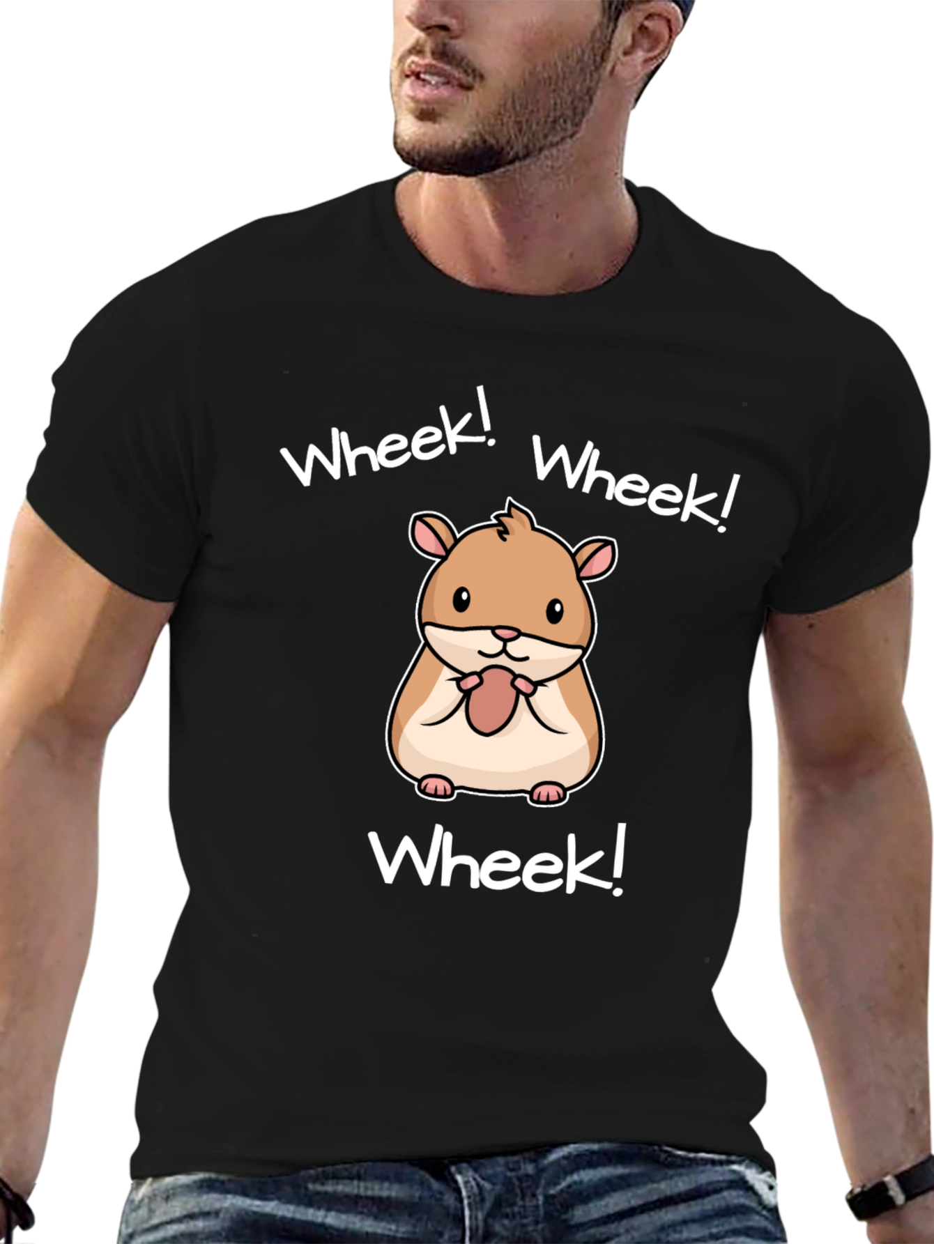 Wheek! Hamster Graphic T-Shirt - Cute Animal Tee