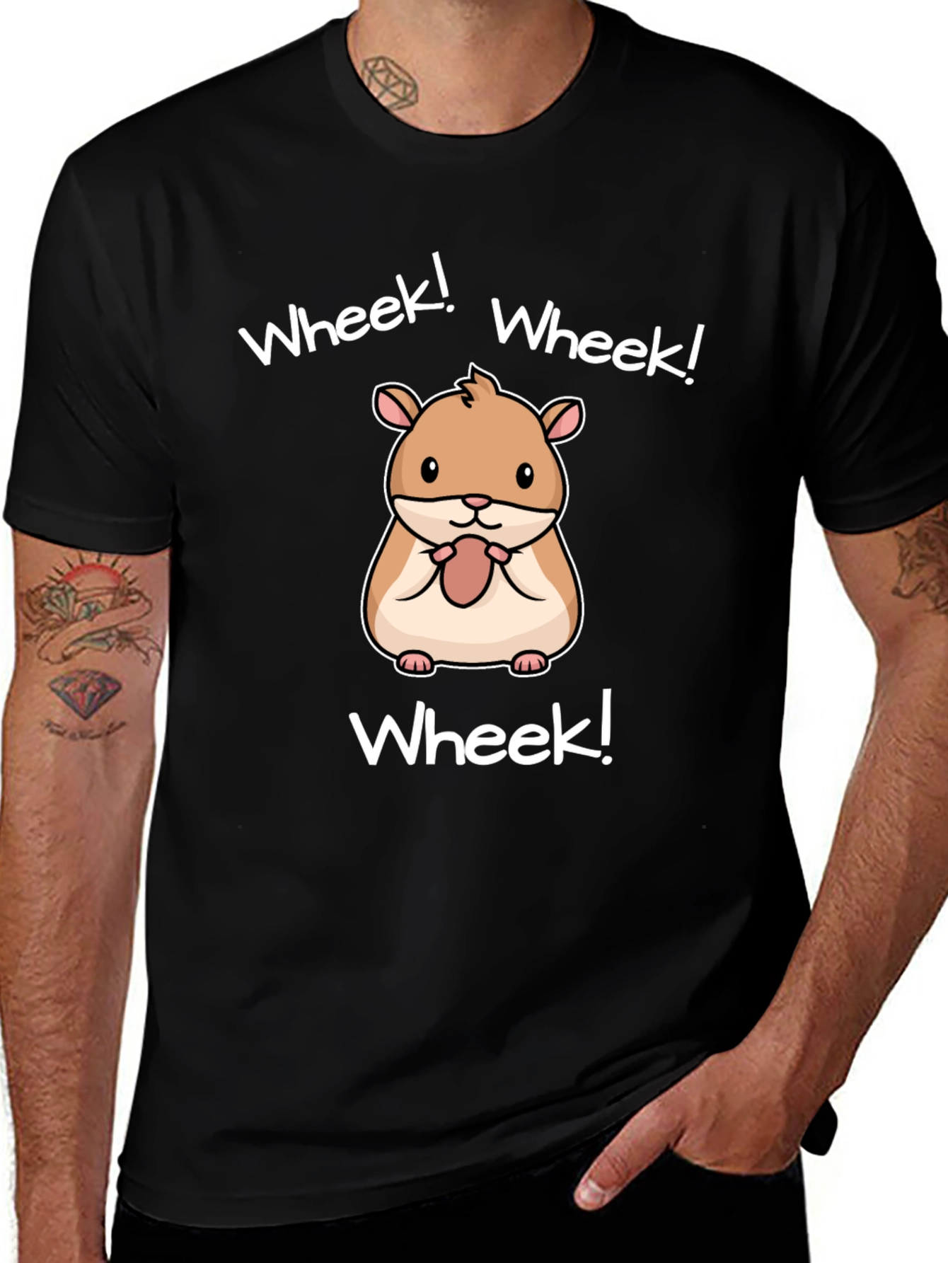 Wheek! Hamster Graphic T-Shirt - Cute Animal Tee