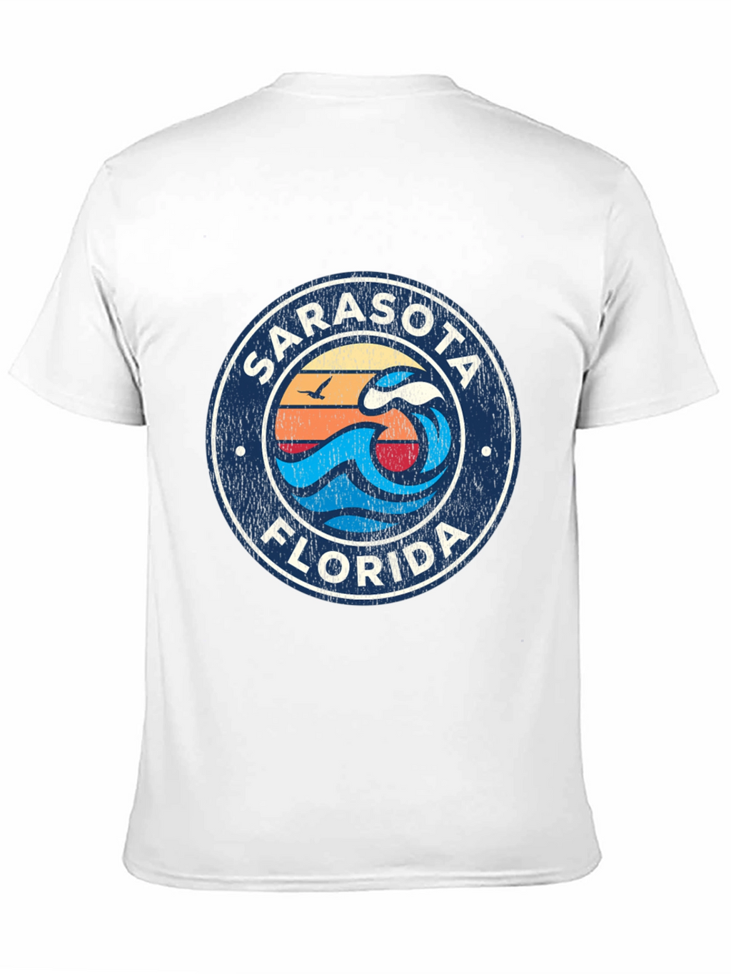 Sarasota Florida Wave Graphic T-Shirt