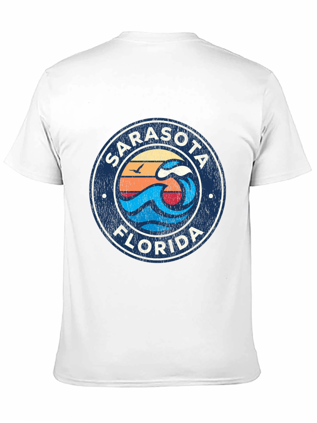 Sarasota Florida Wave Graphic T-Shirt
