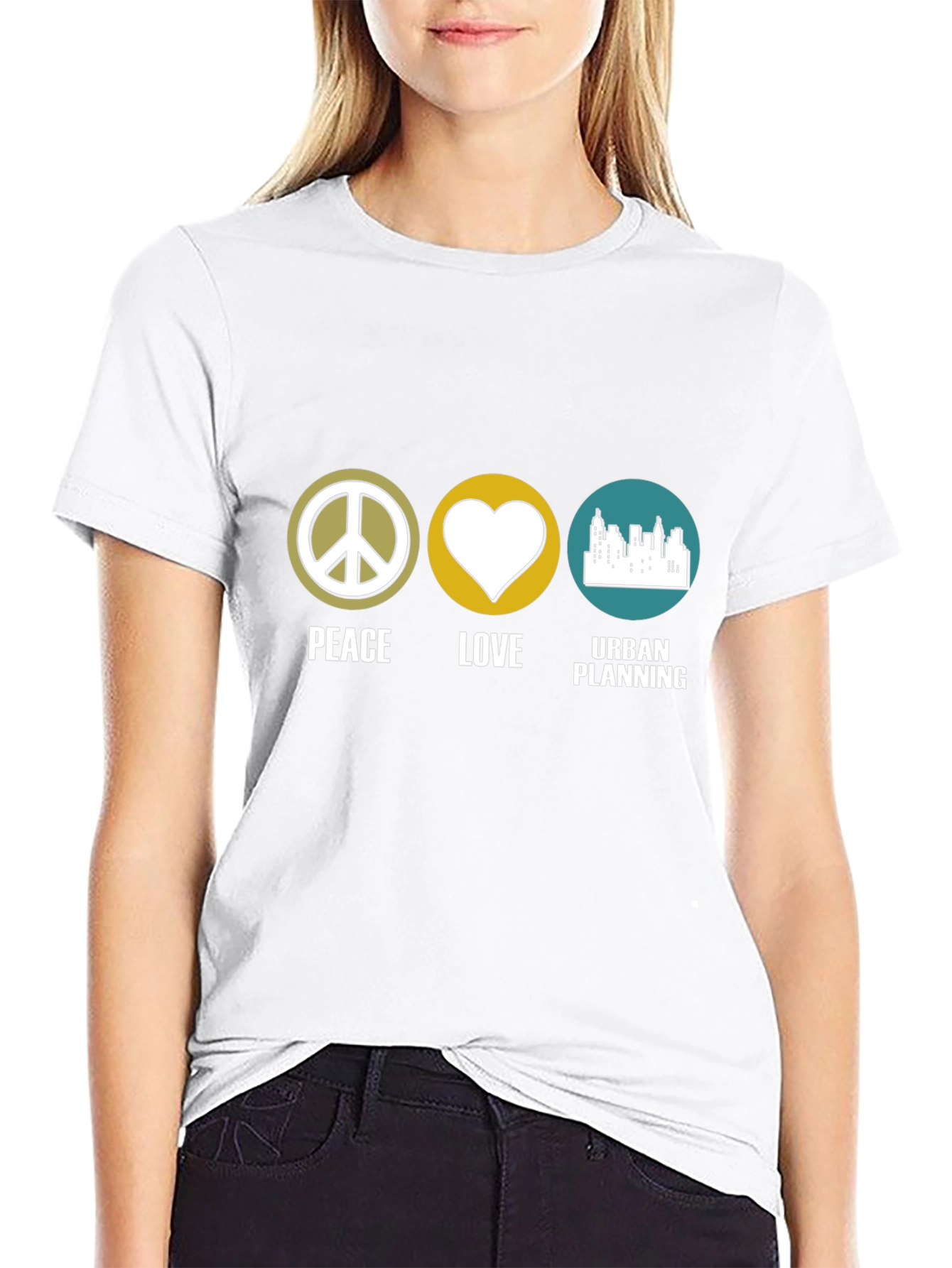 Peace Love Urban Planning T-Shirt