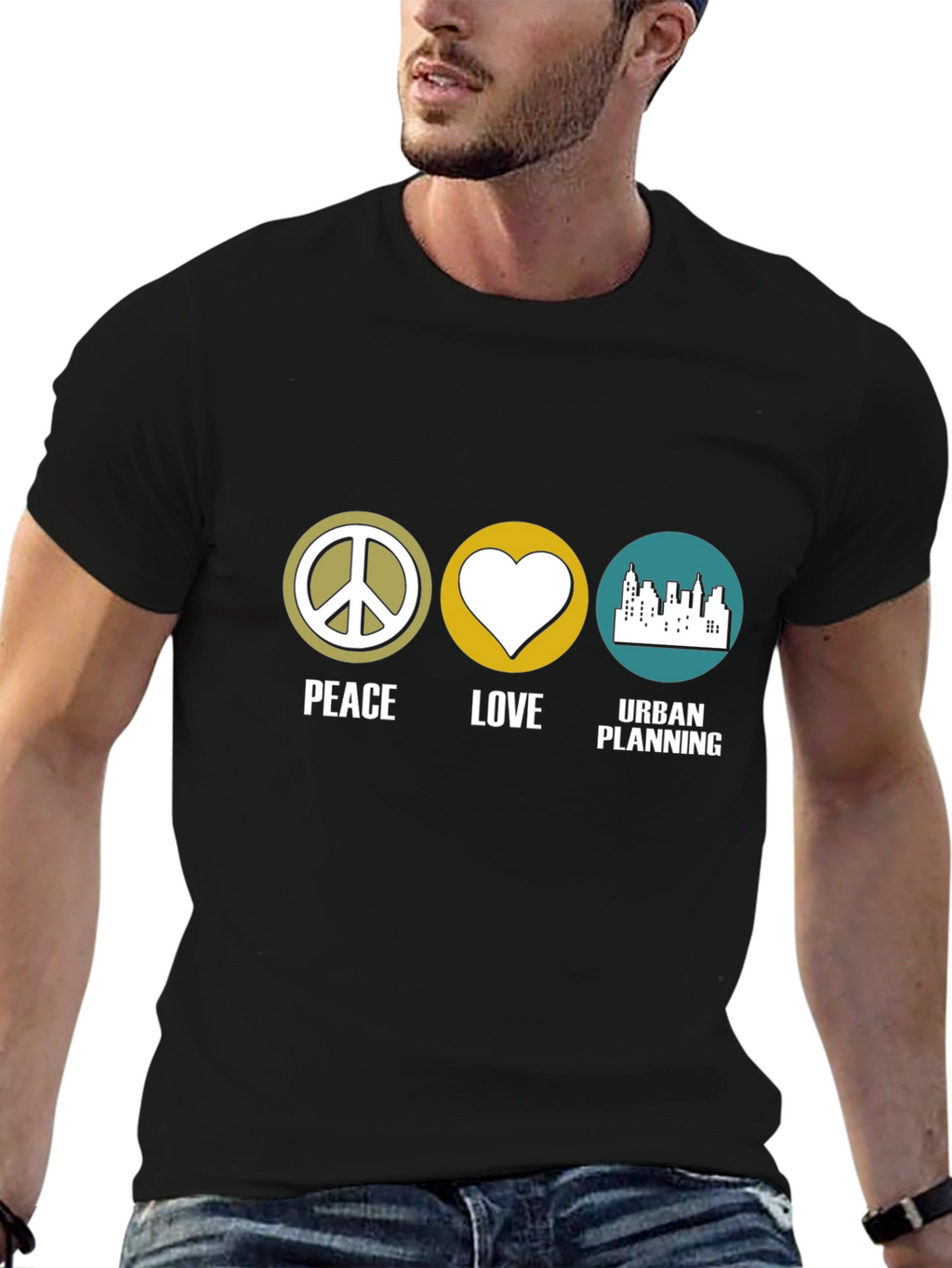 Peace Love Urban Planning T-Shirt