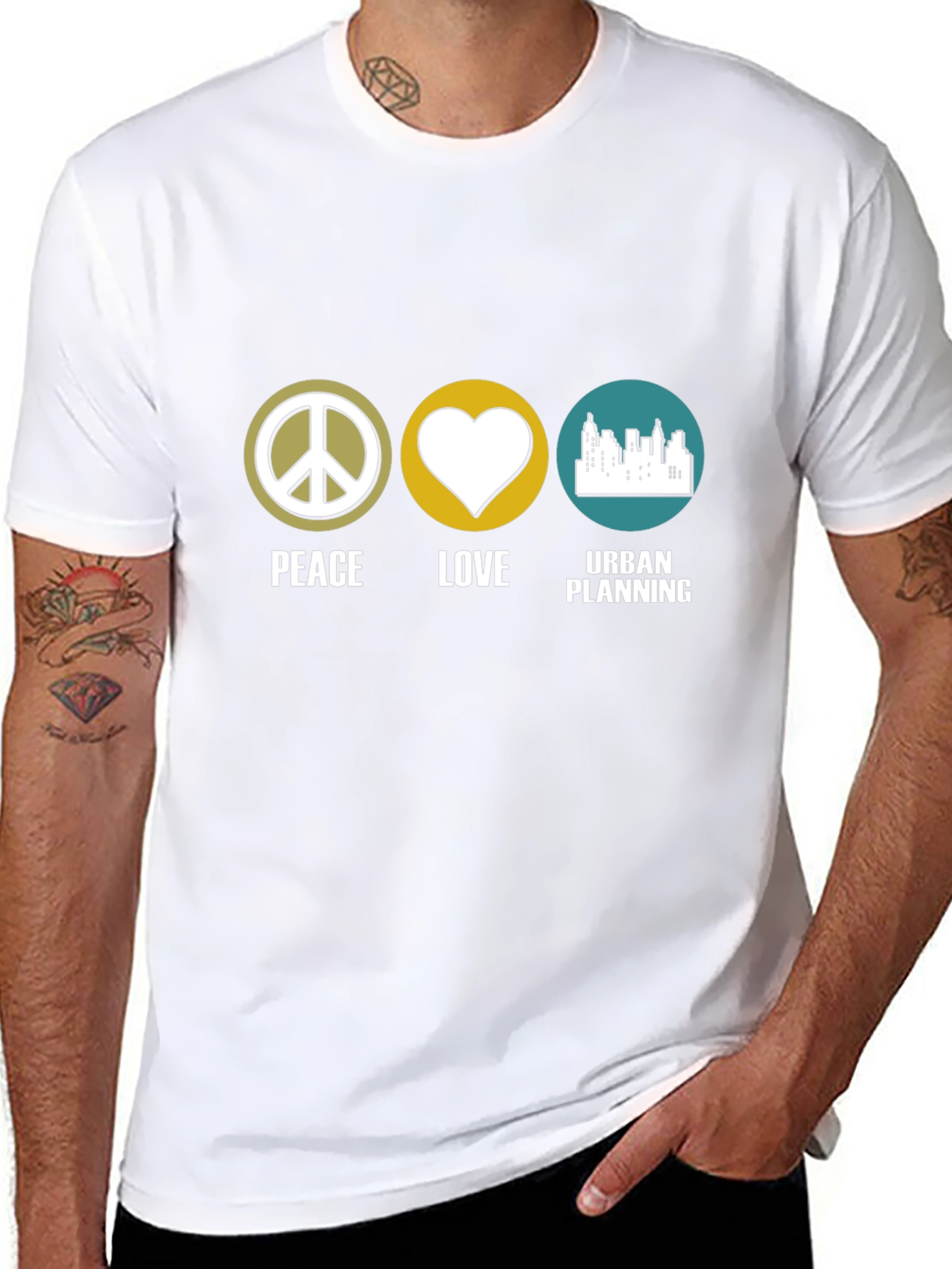 Peace Love Urban Planning T-Shirt