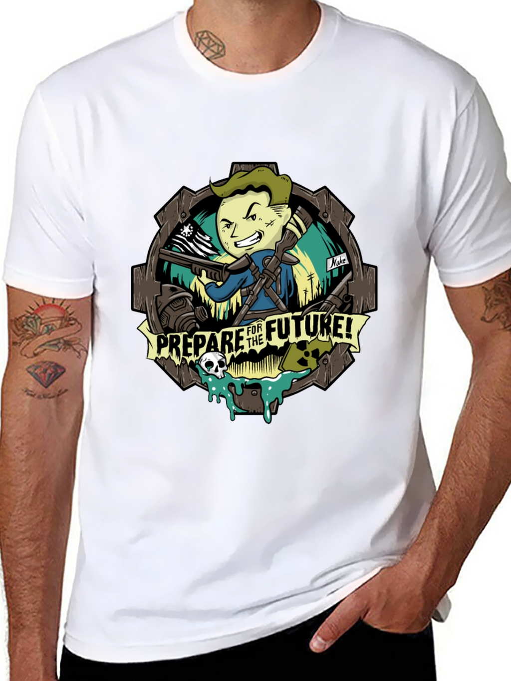 Fallout Inspired Prepare For The Future T-Shirt