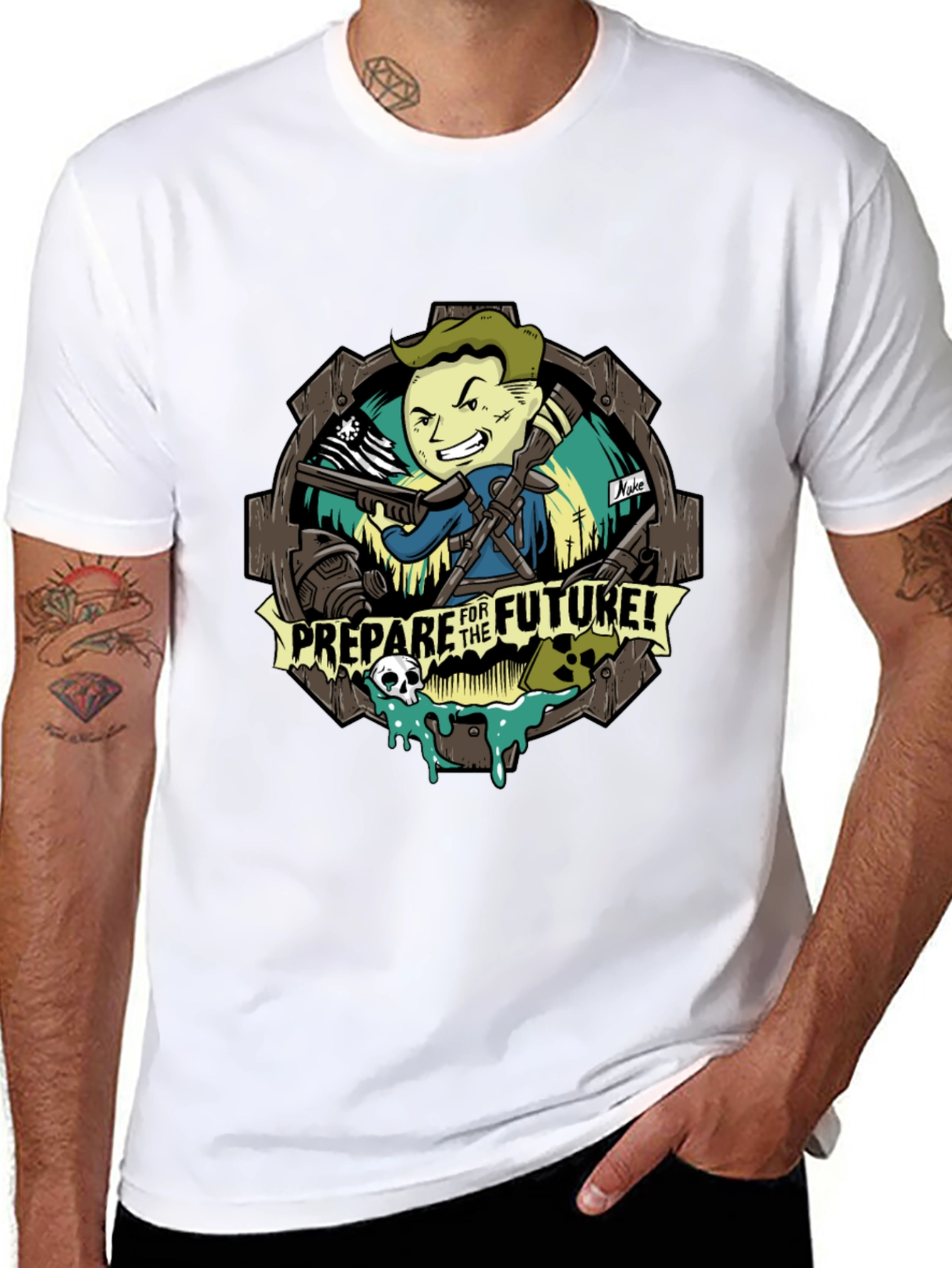 Fallout Inspired Prepare For The Future T-Shirt