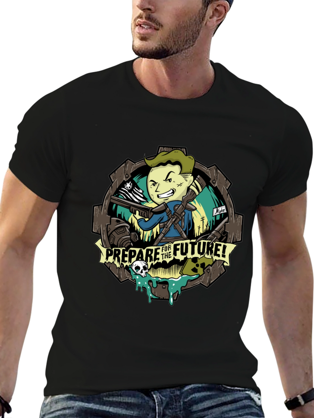 Fallout Inspired Prepare For The Future T-Shirt