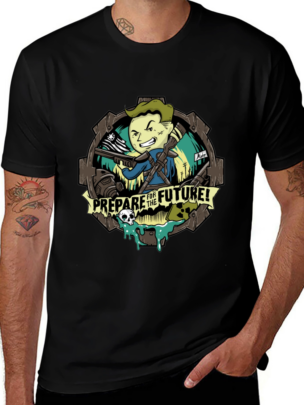 Fallout Inspired Prepare For The Future T-Shirt