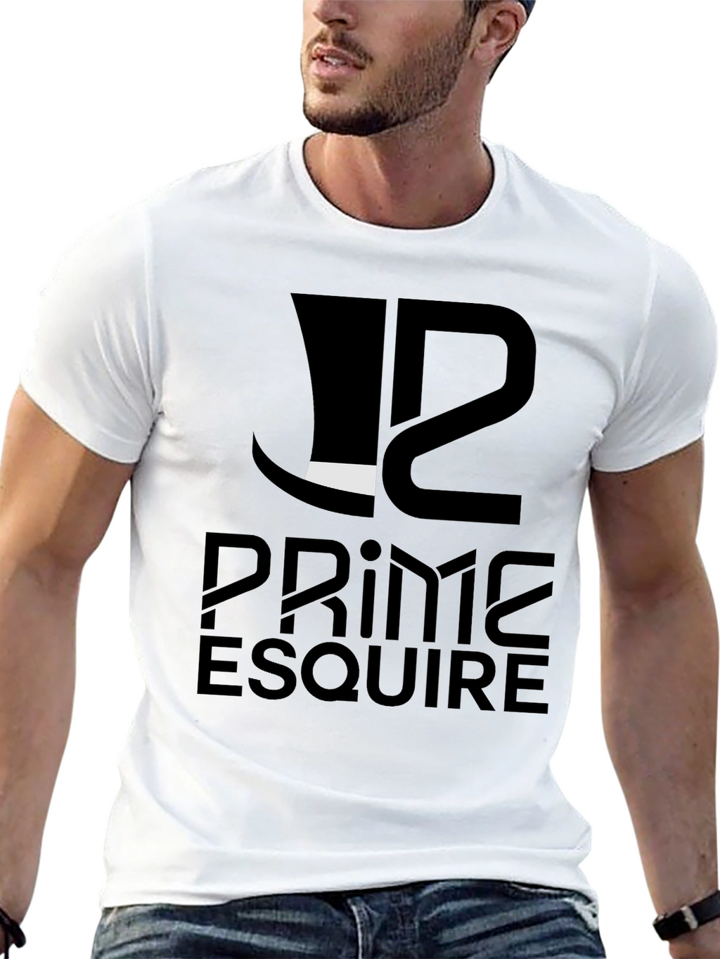 Prime Esquire Black Graphic Tee
