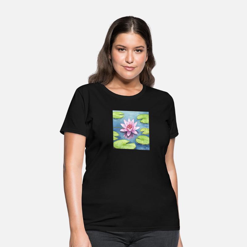 Elegant Lotus Water Lily Design