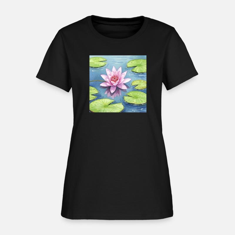 Elegant Lotus Water Lily Design