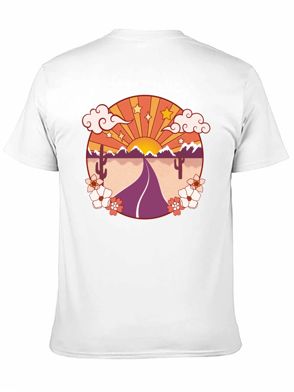 Retro Desert Road Trip Graphic Tee