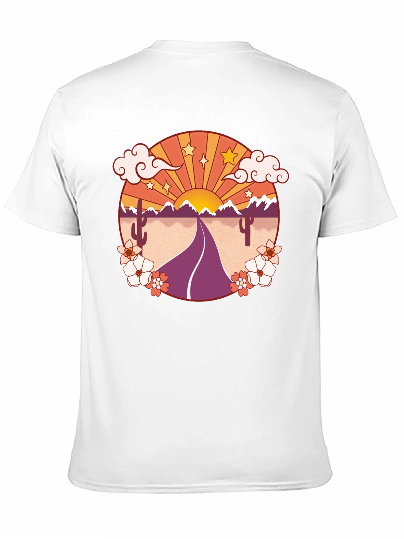 Retro Desert Road Trip Graphic Tee