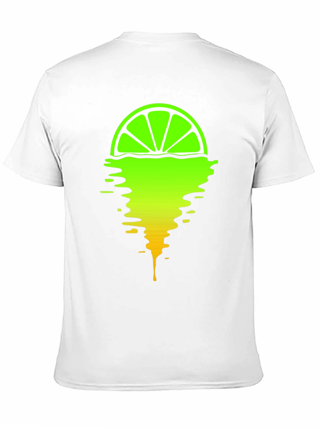 Melting Lime Graphic T-Shirt - Stylish Mens Tee