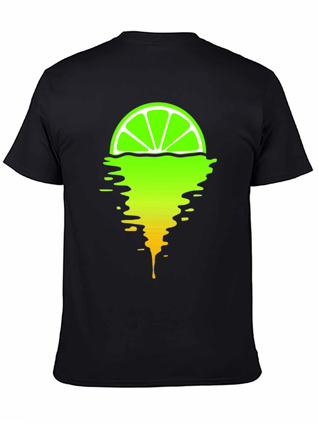Melting Lime Graphic T-Shirt - Stylish Mens Tee