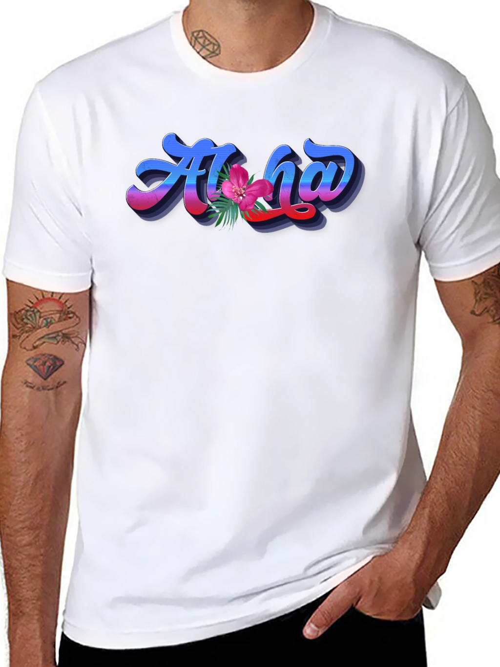 Aloha Graphic Tee - Tropical Vibe Shirt