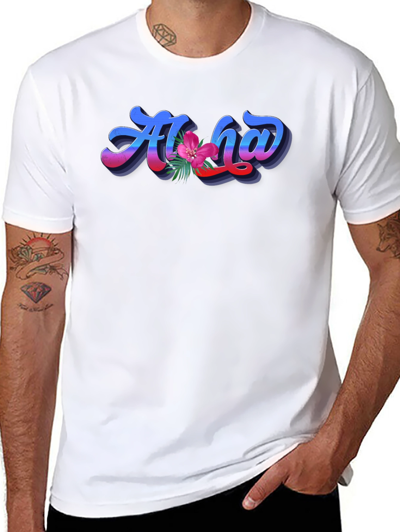 Aloha Graphic Tee - Tropical Vibe Shirt