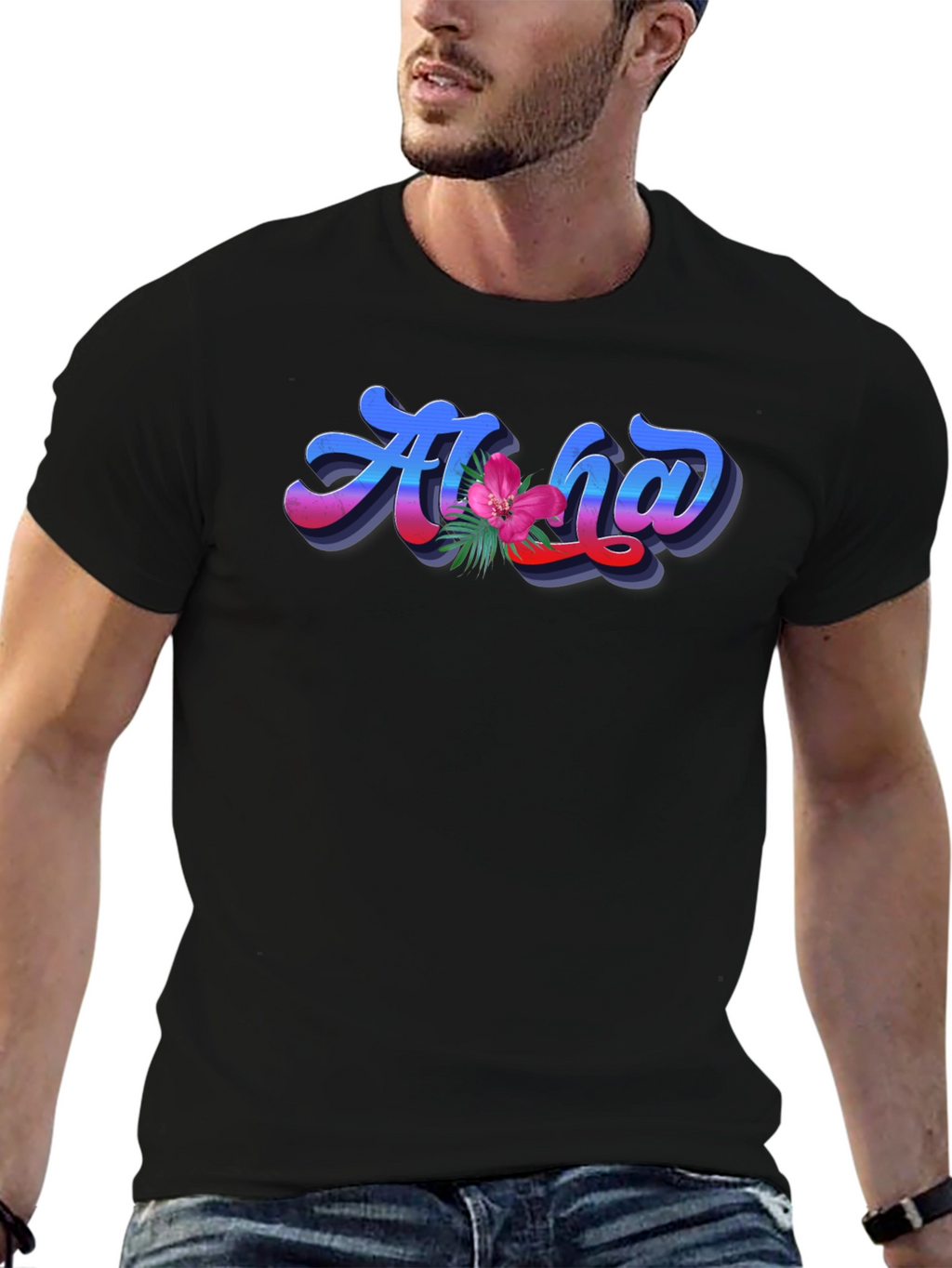 Aloha Graphic Tee - Tropical Vibe Shirt