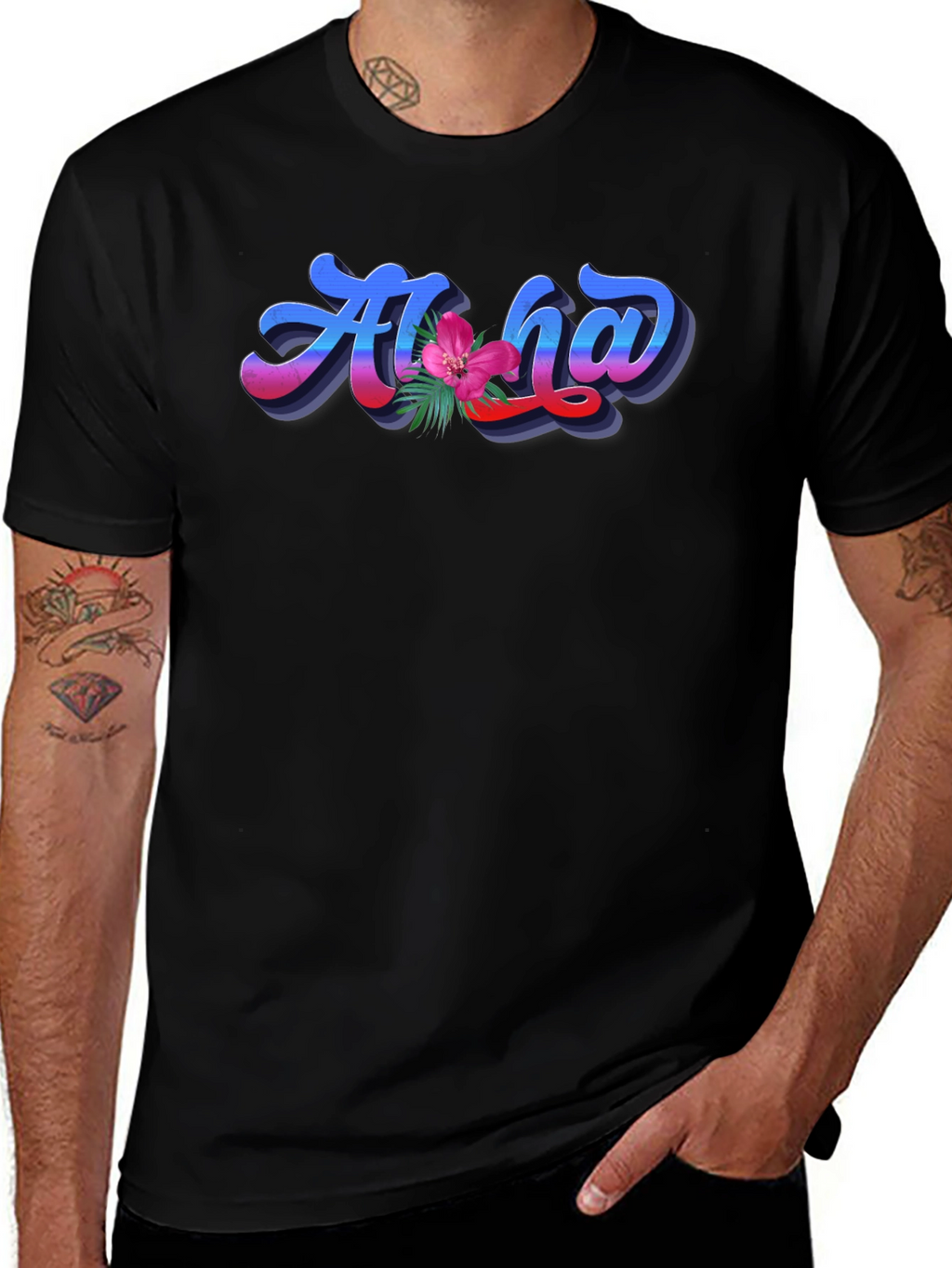 Aloha Graphic Tee - Tropical Vibe Shirt