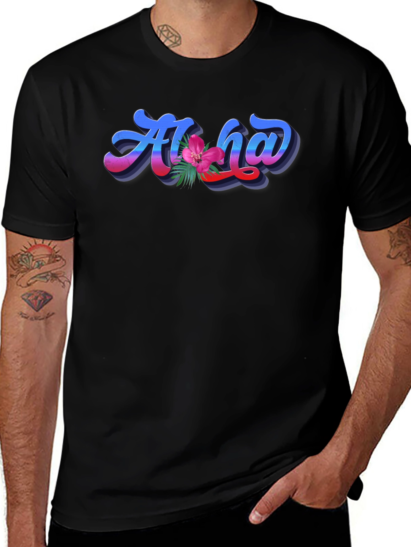 Aloha Graphic Tee - Tropical Vibe Shirt