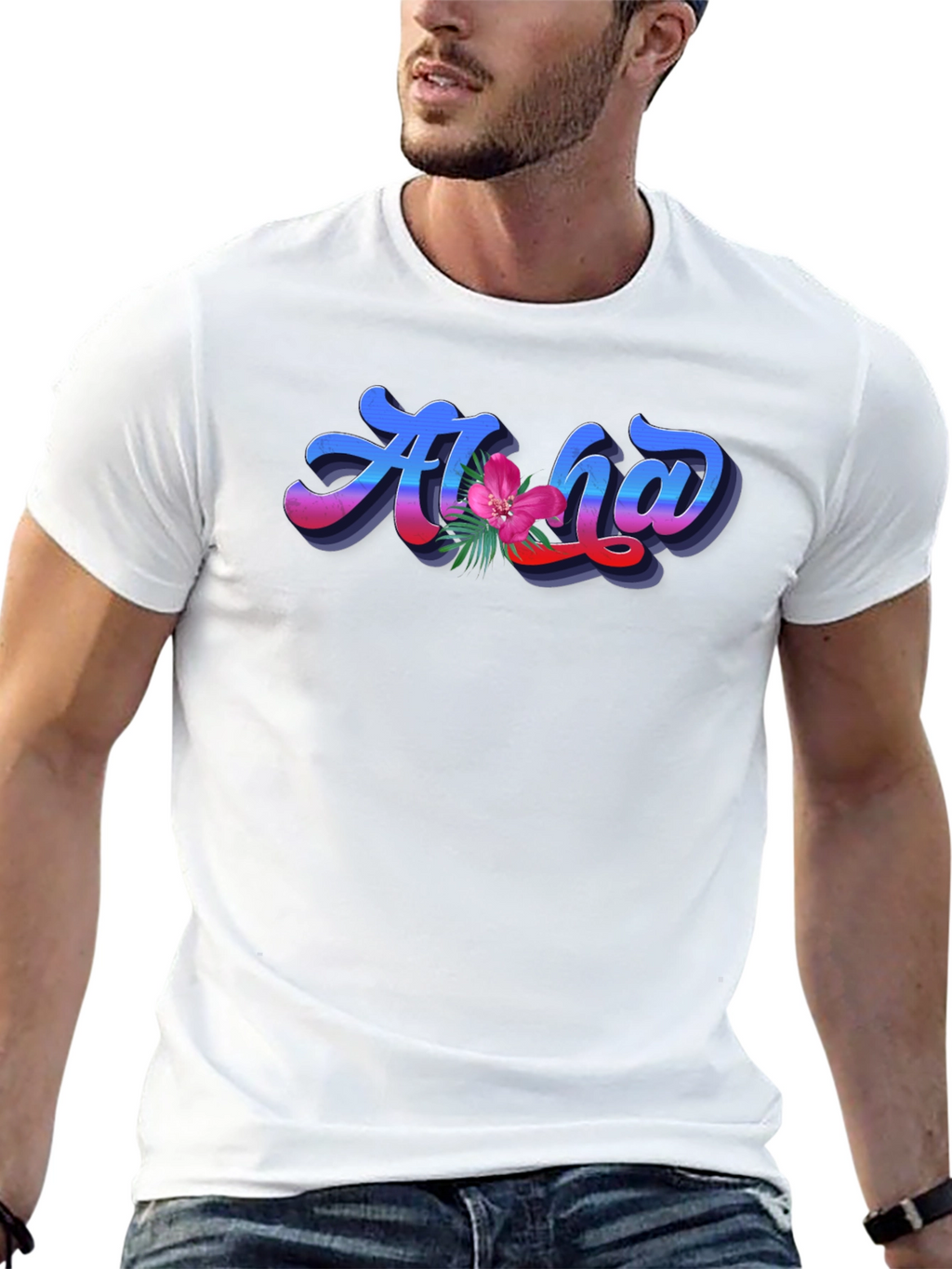 Aloha Graphic Tee - Tropical Vibe Shirt