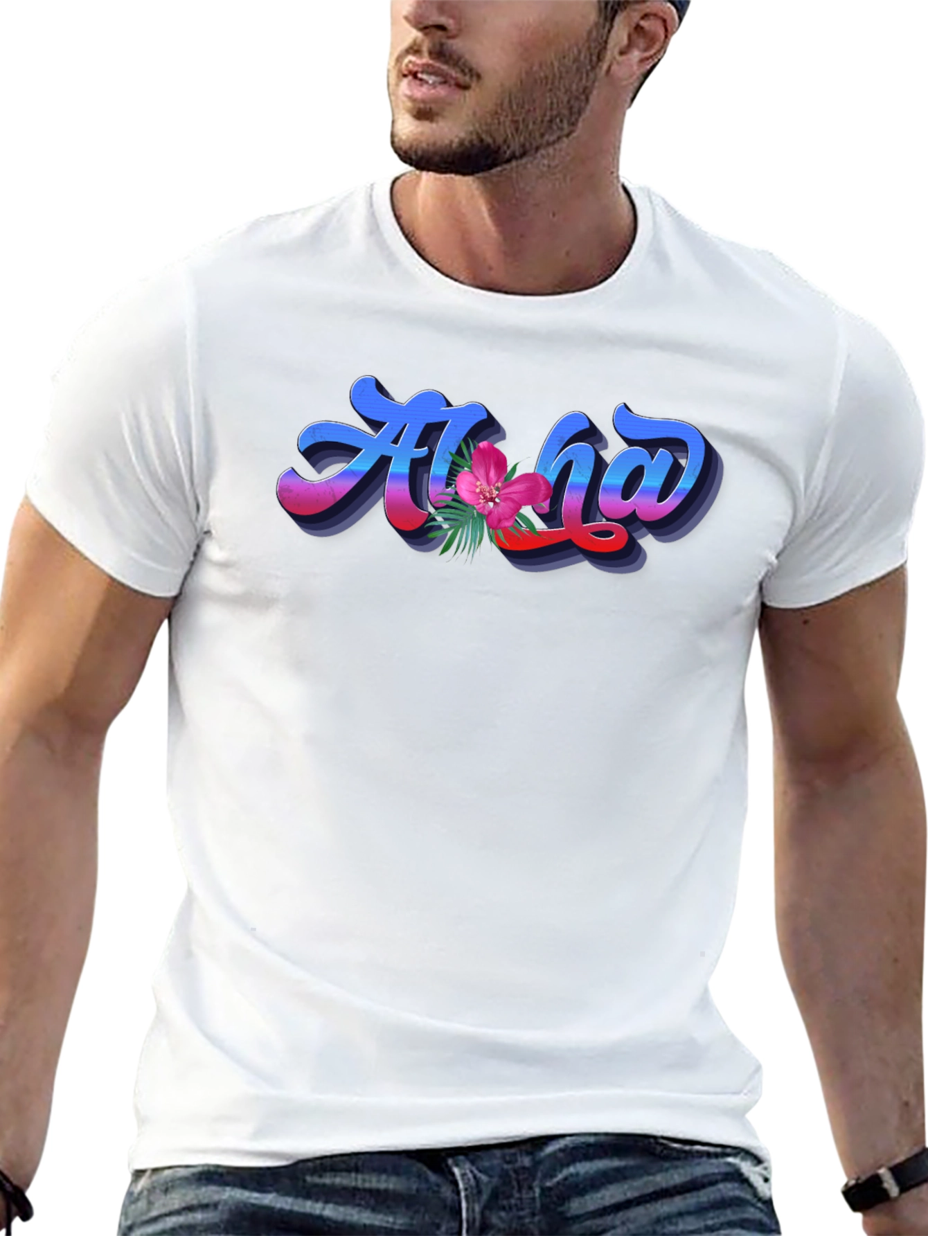 Aloha Graphic Tee - Tropical Vibe Shirt