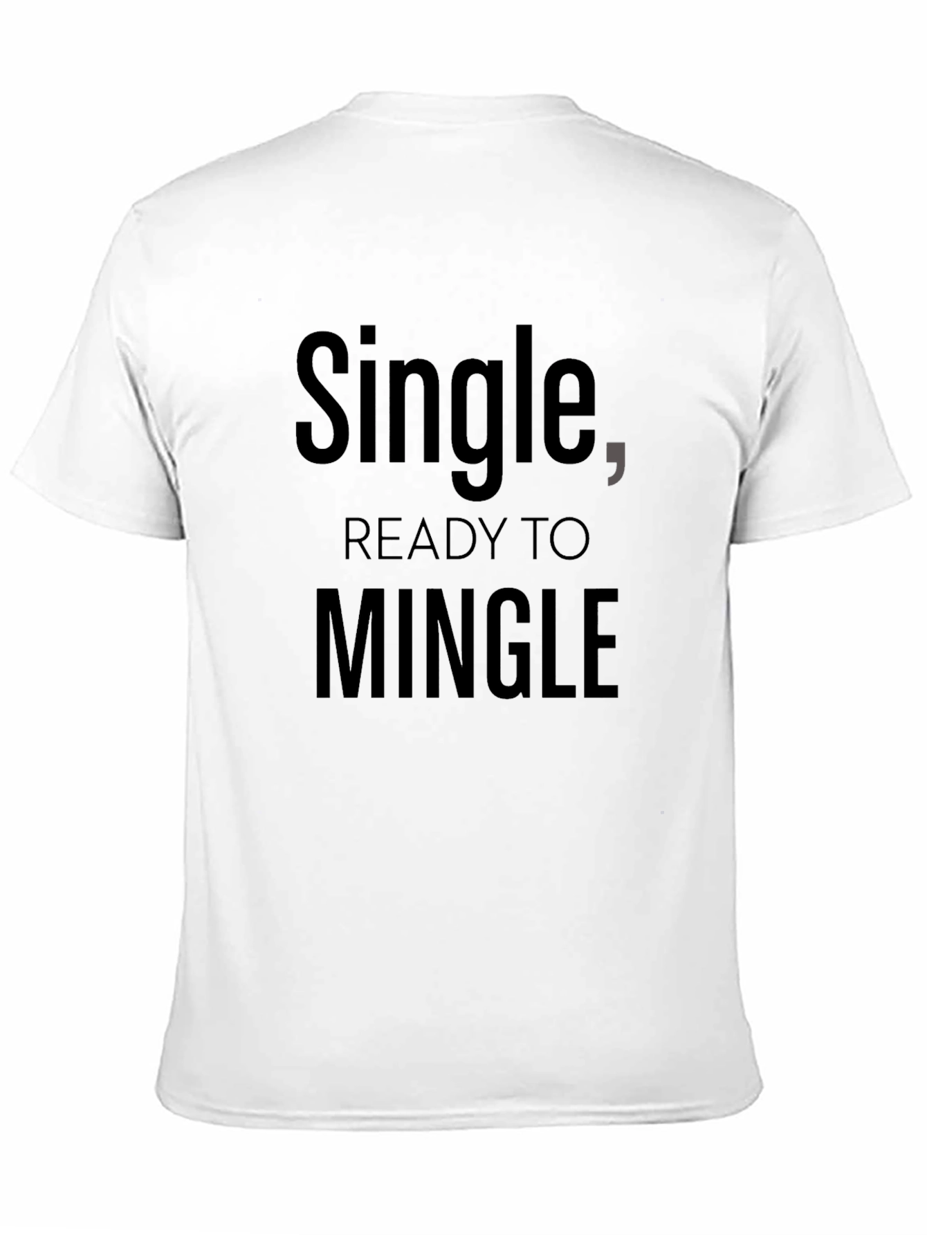 Single Ready to Mingle - Black Graphic Tee