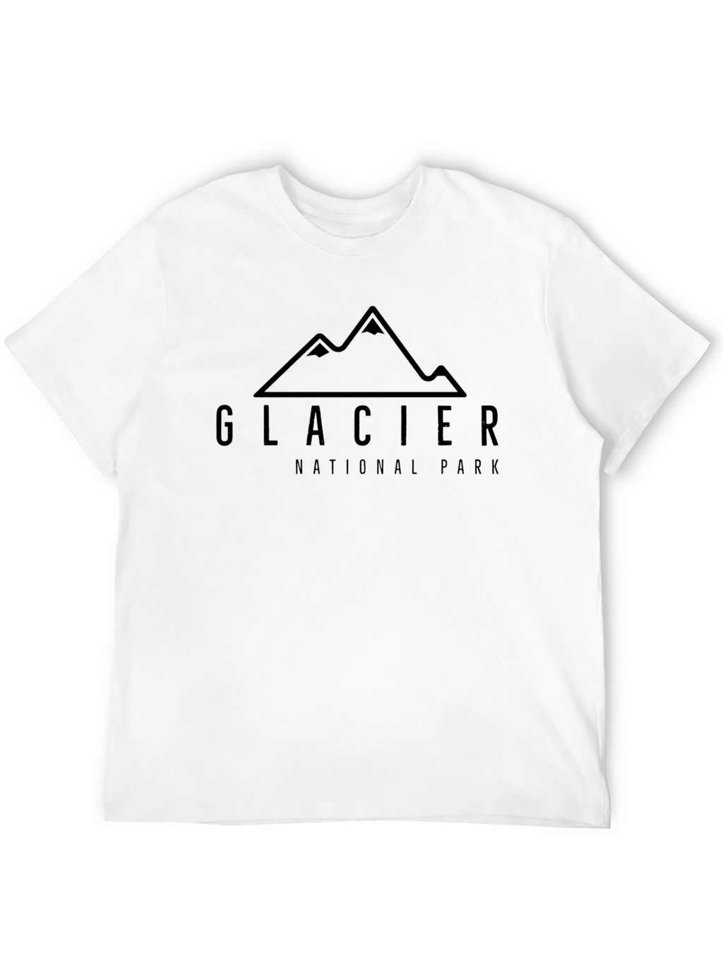 Glacier National Park Graphic Tee - Black