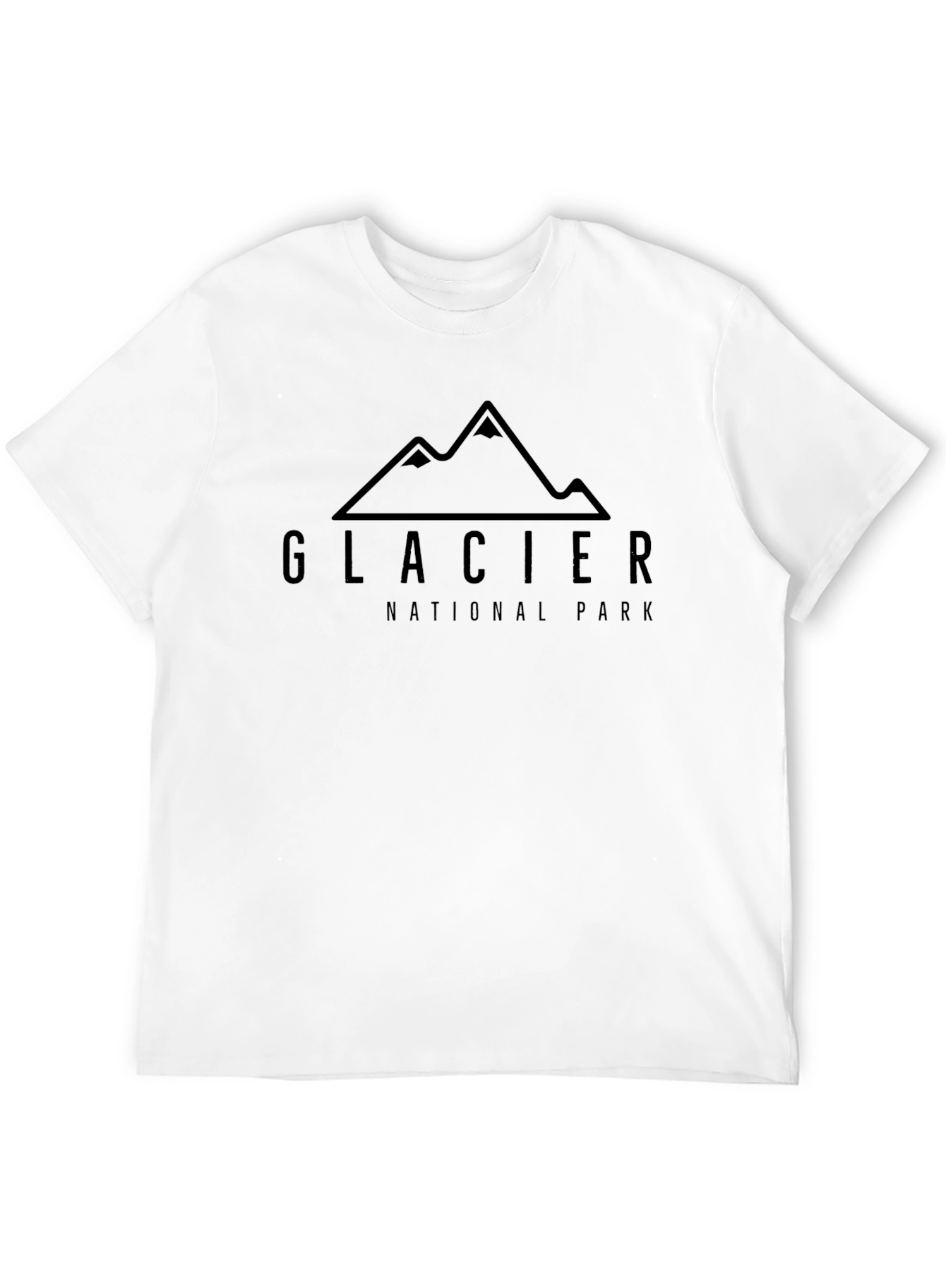 Glacier National Park Graphic Tee - Black