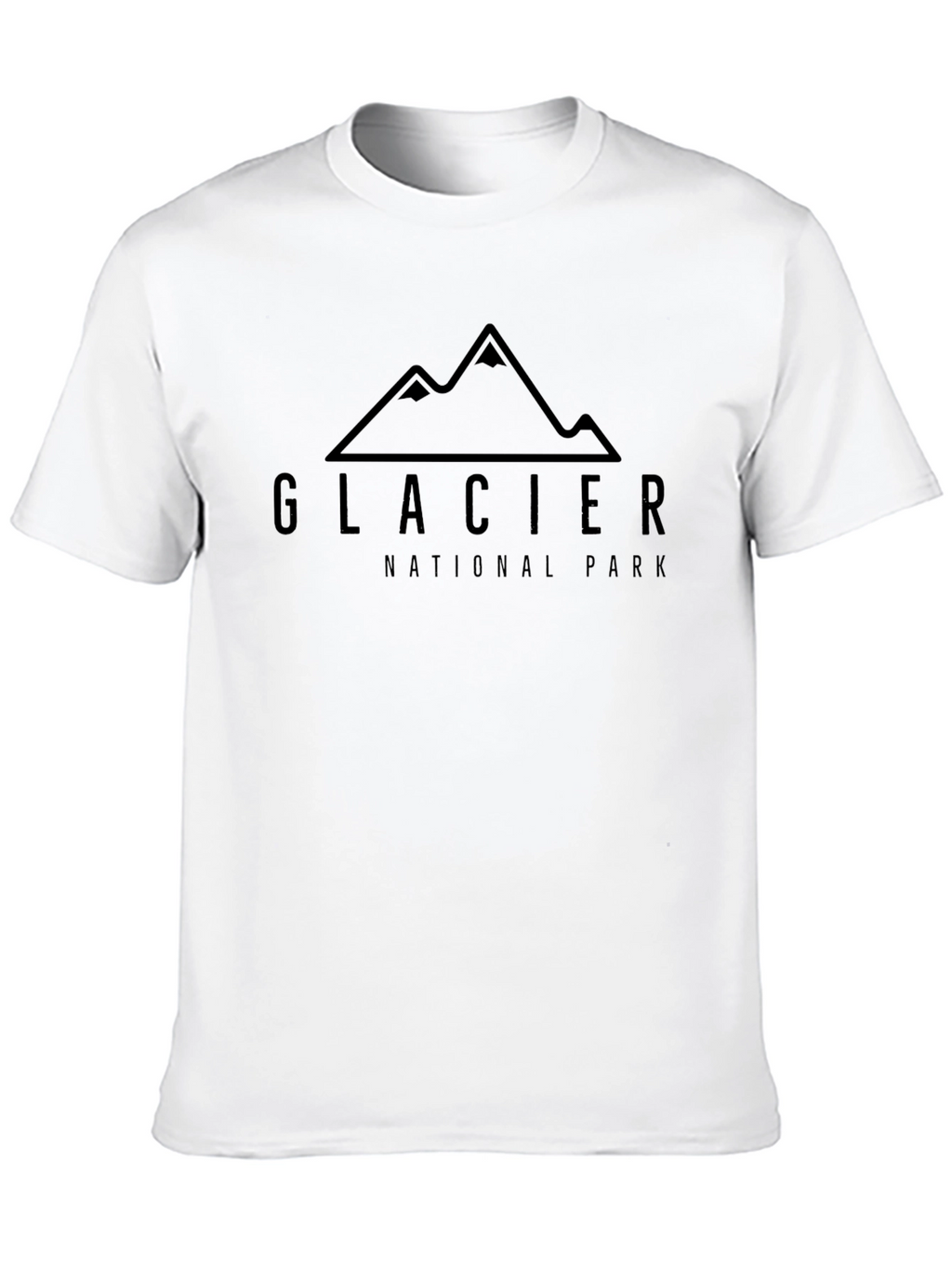 Glacier National Park Graphic Tee - Black
