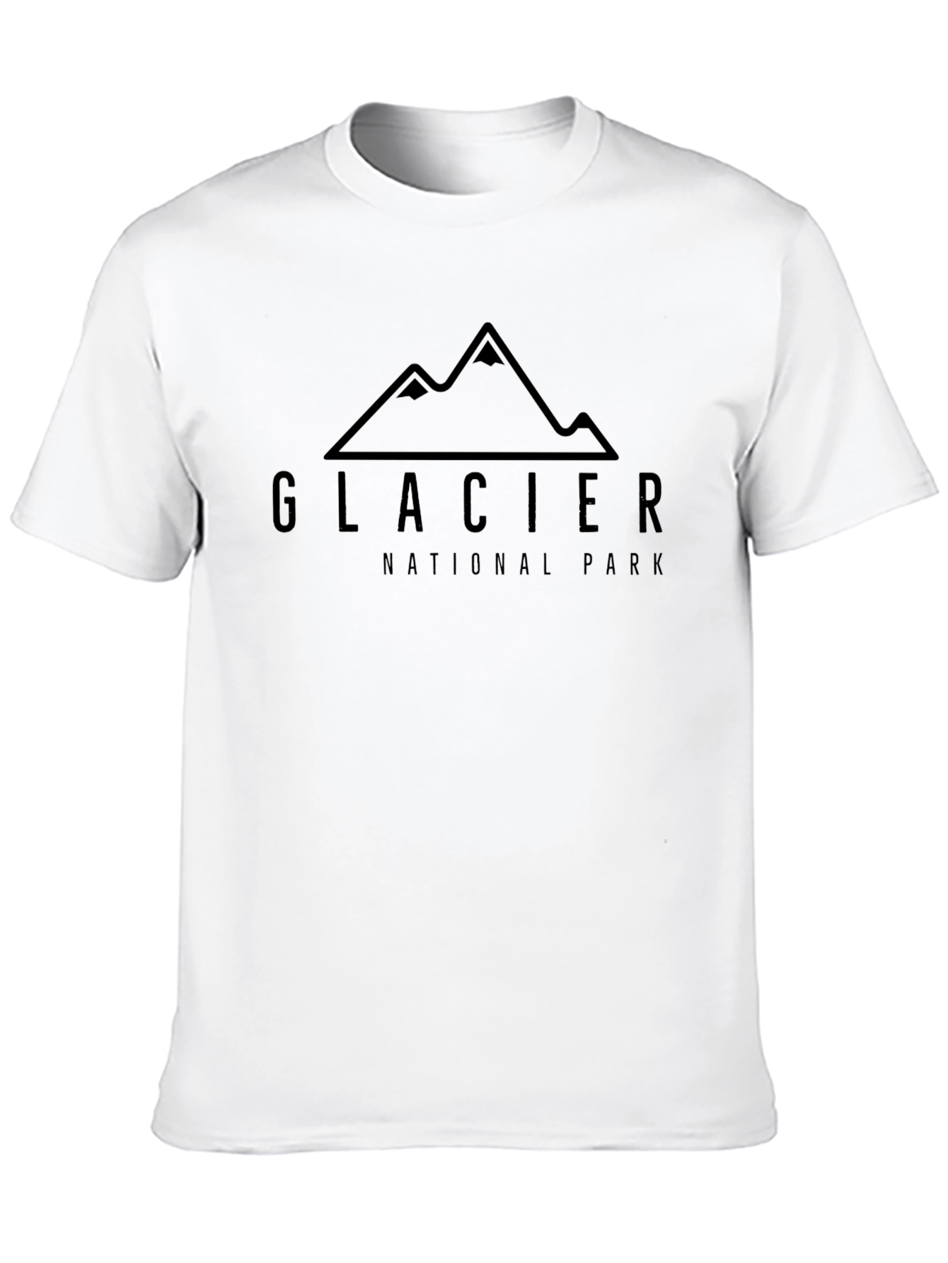 Glacier National Park Graphic Tee - Black