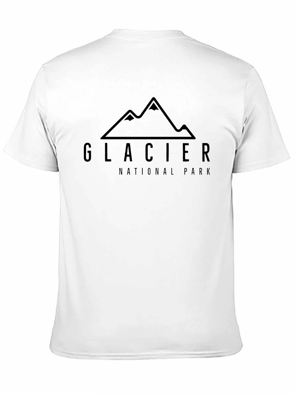 Glacier National Park Graphic Tee - Black