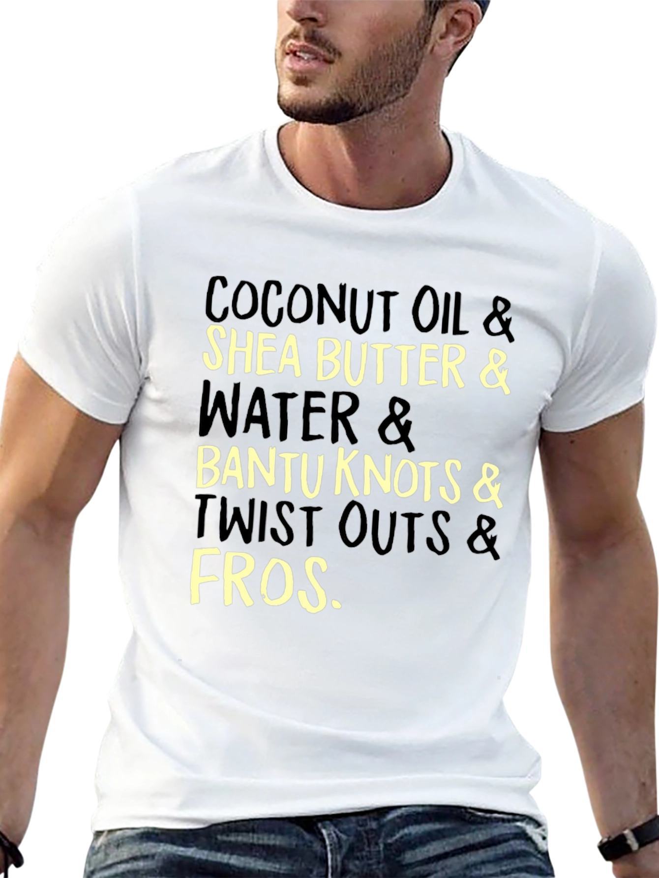 Coconut Oil Shea Butter and Bantu Knots T-Shirt