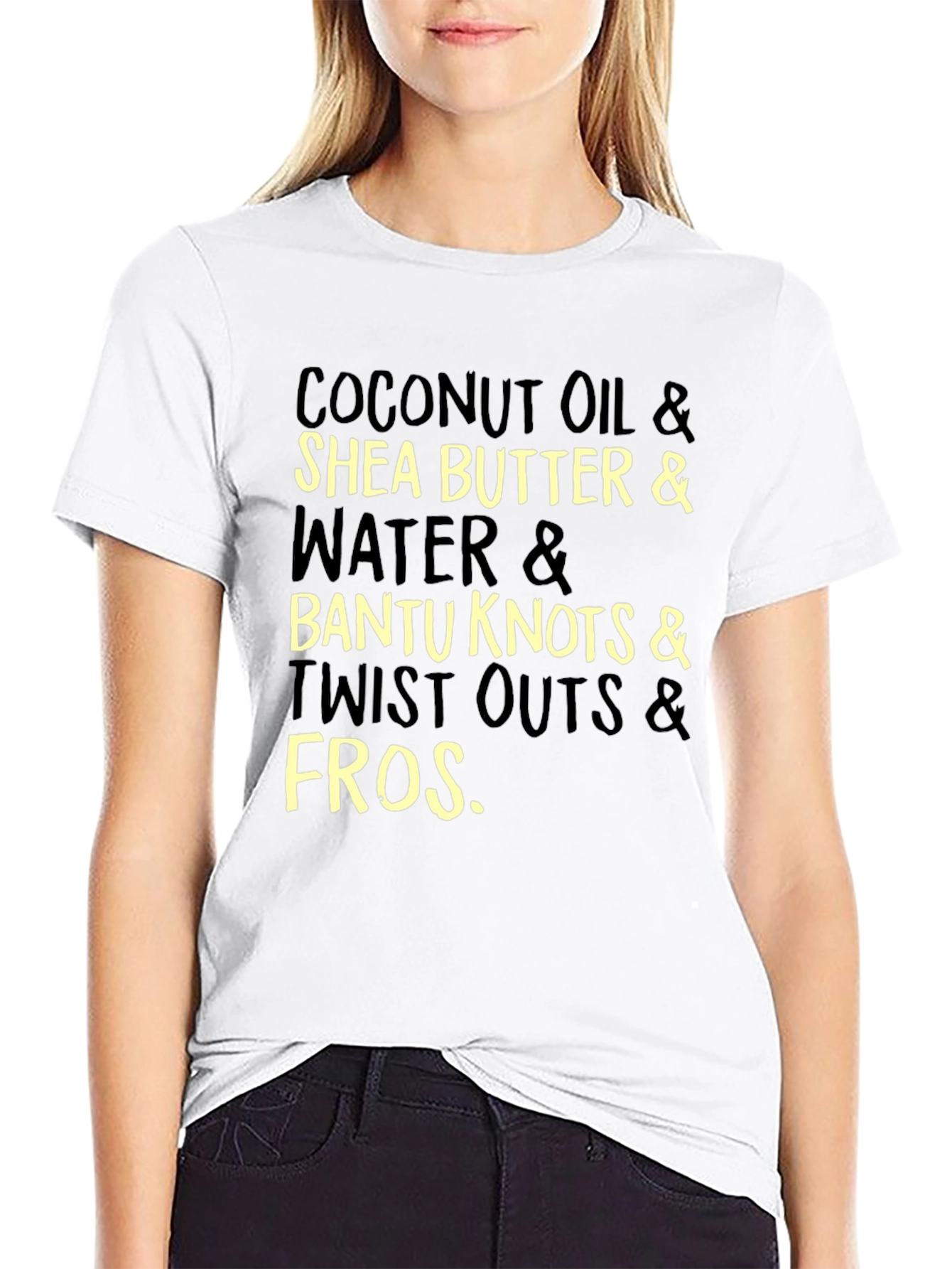Coconut Oil Shea Butter and Bantu Knots T-Shirt