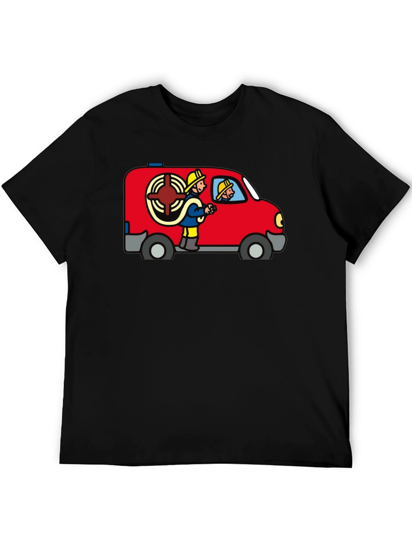 Firefighter Van Graphic T-Shirt