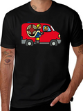 Firefighter Van Graphic T-Shirt