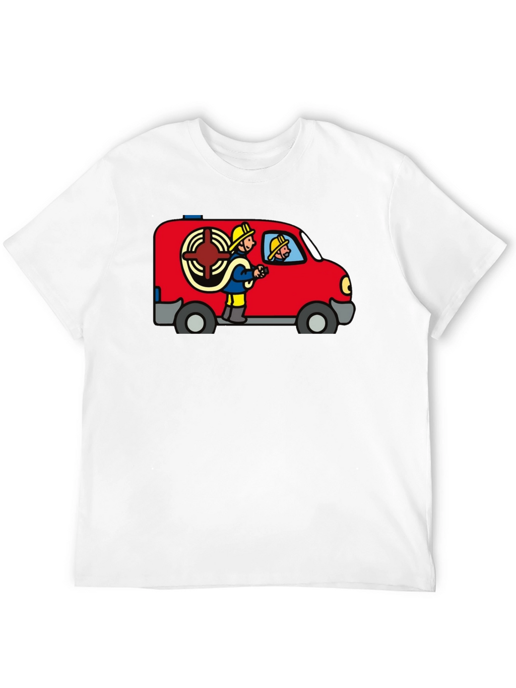 Firefighter Van Graphic T-Shirt