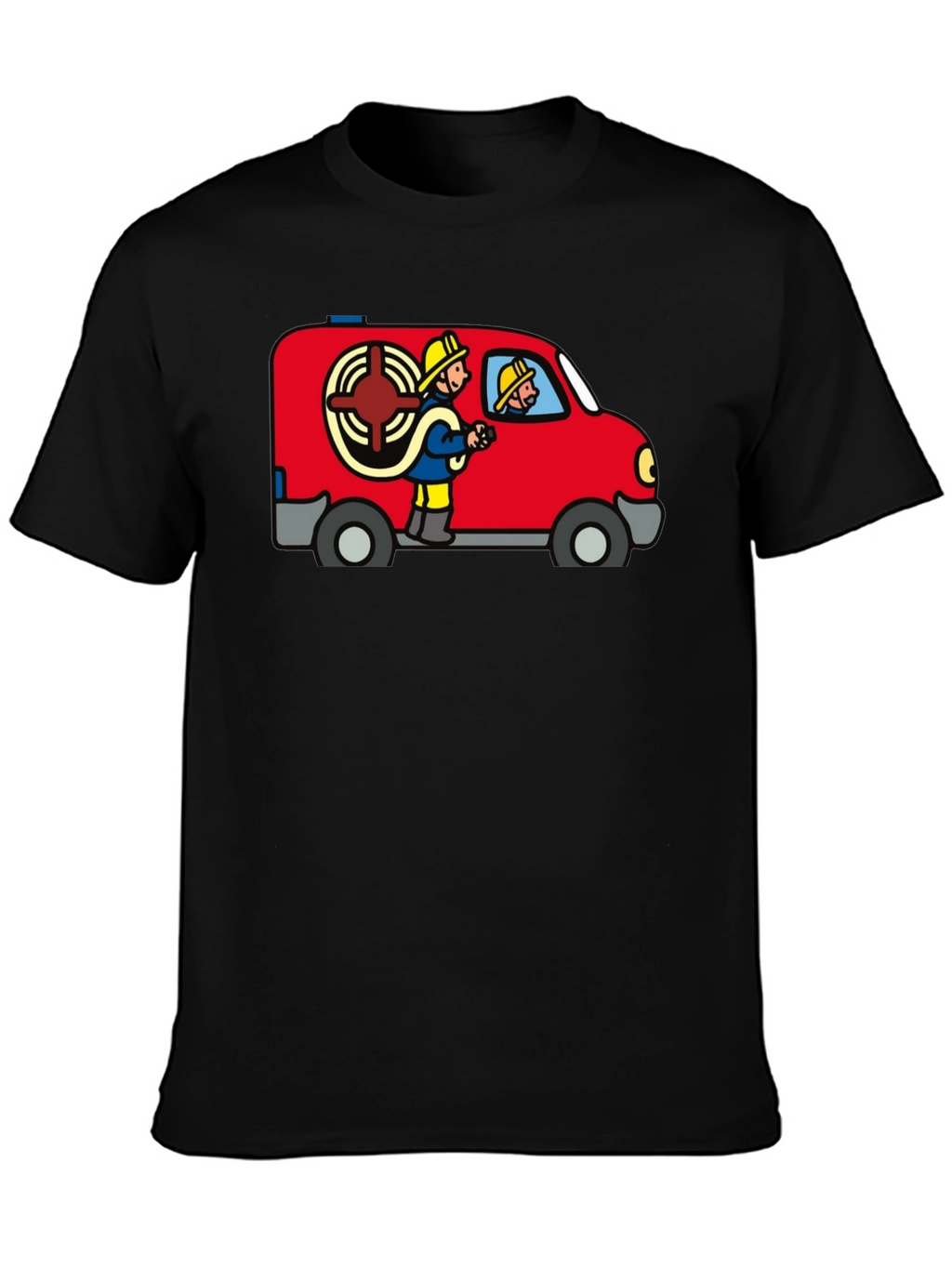 Firefighter Van Graphic T-Shirt