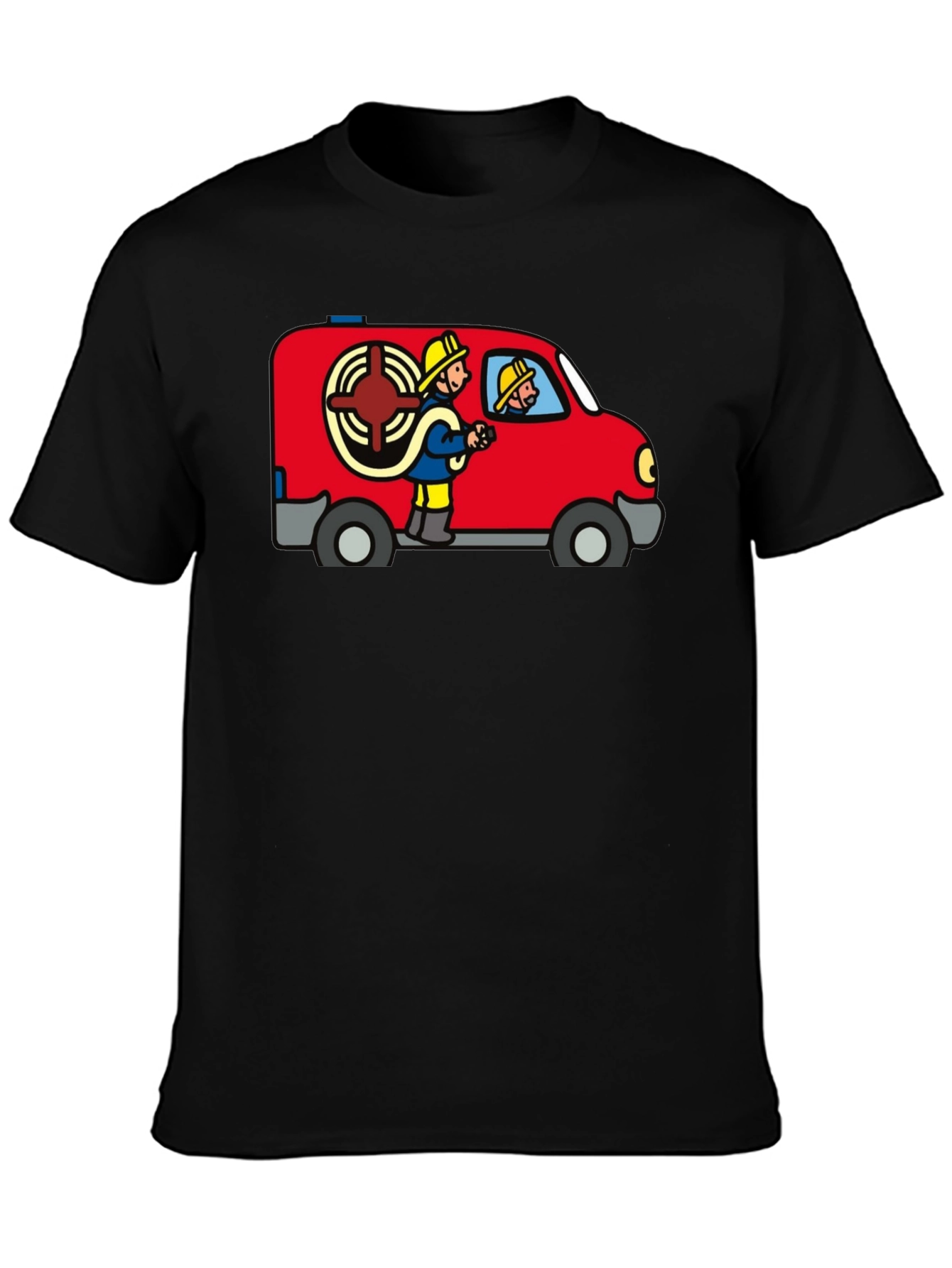 Firefighter Van Graphic T-Shirt