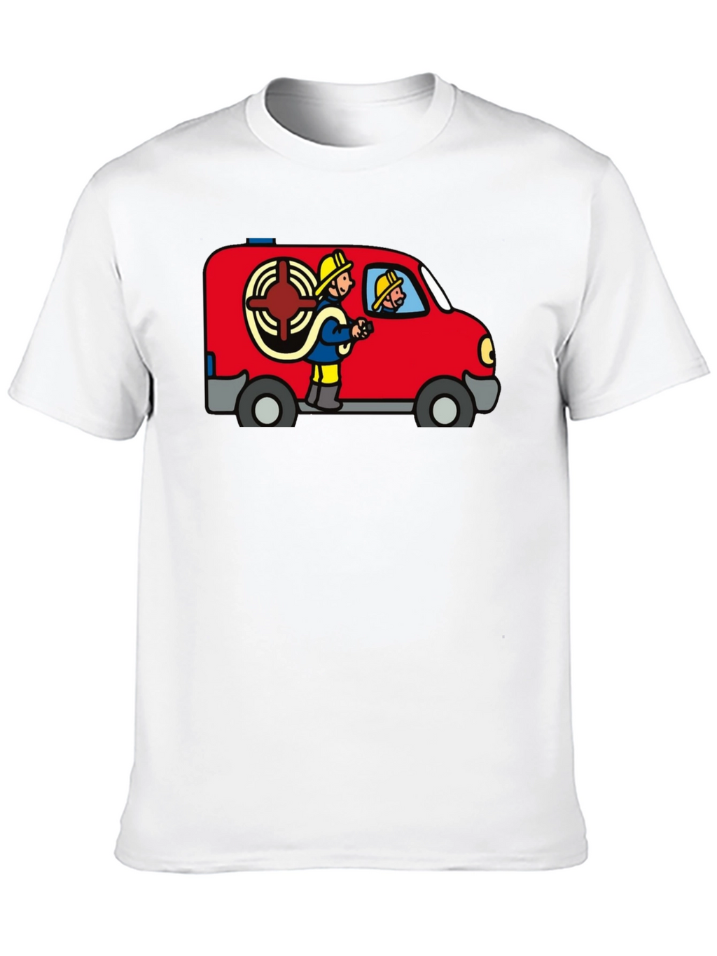 Firefighter Van Graphic T-Shirt