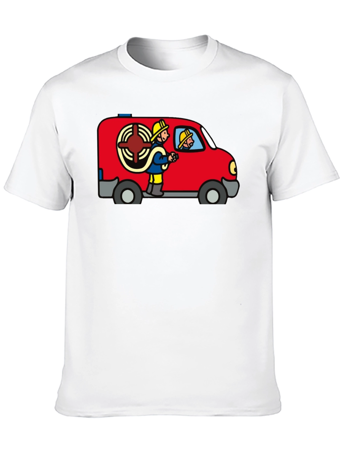 Firefighter Van Graphic T-Shirt