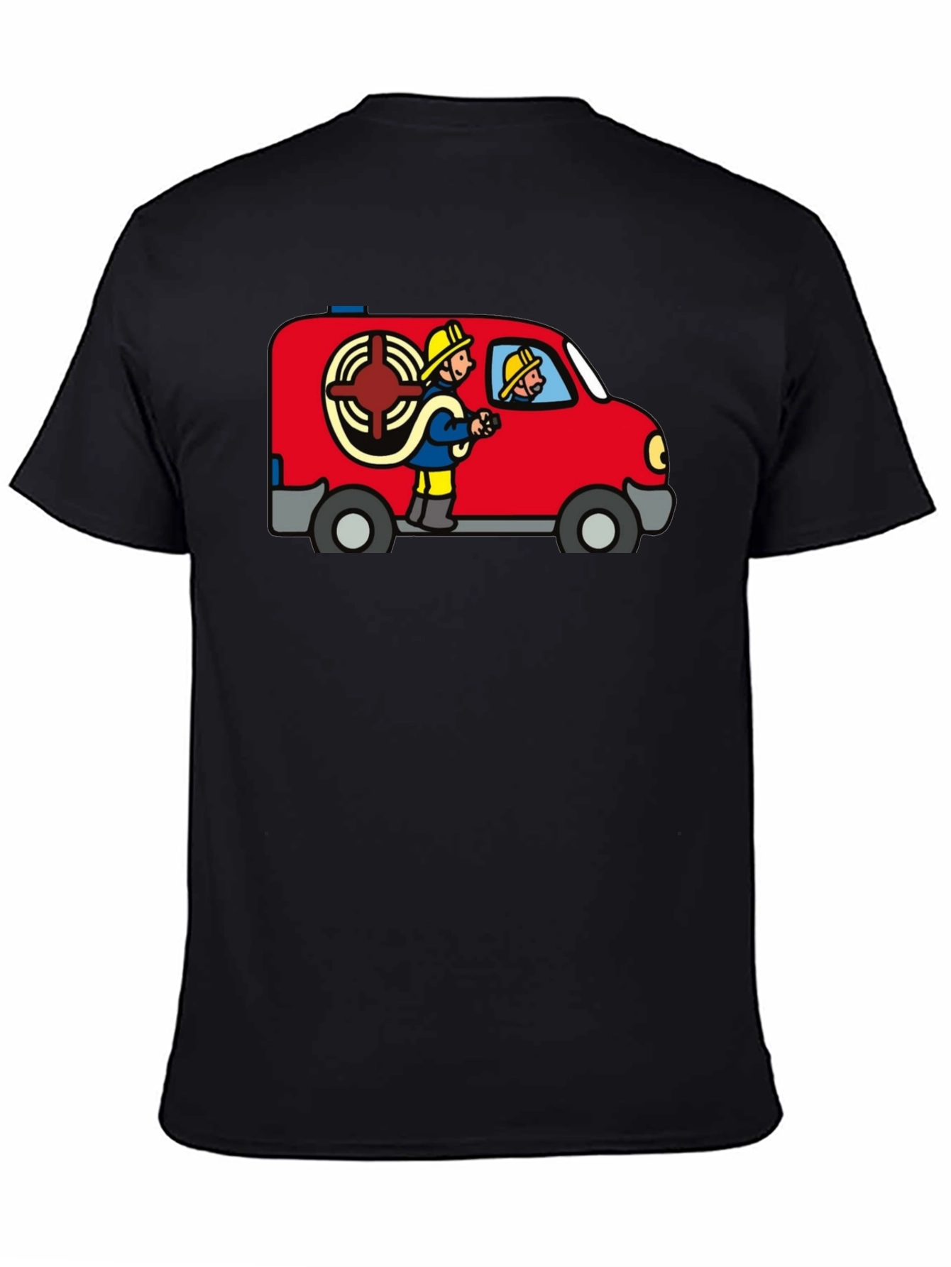 Firefighter Van Graphic T-Shirt