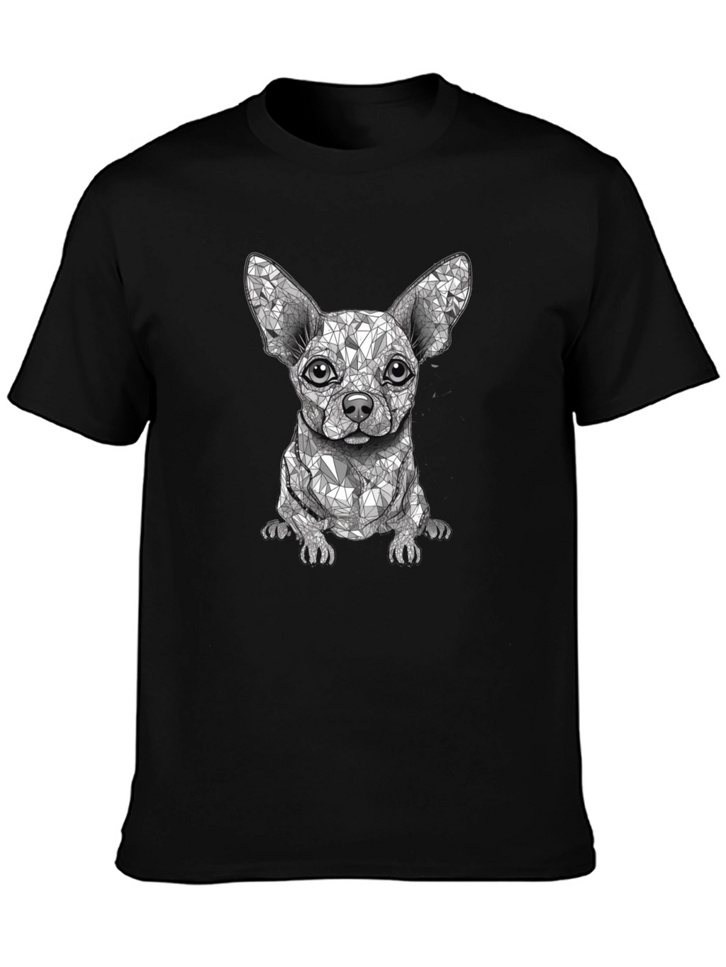 Geometric Chihuahua Graphic Tee