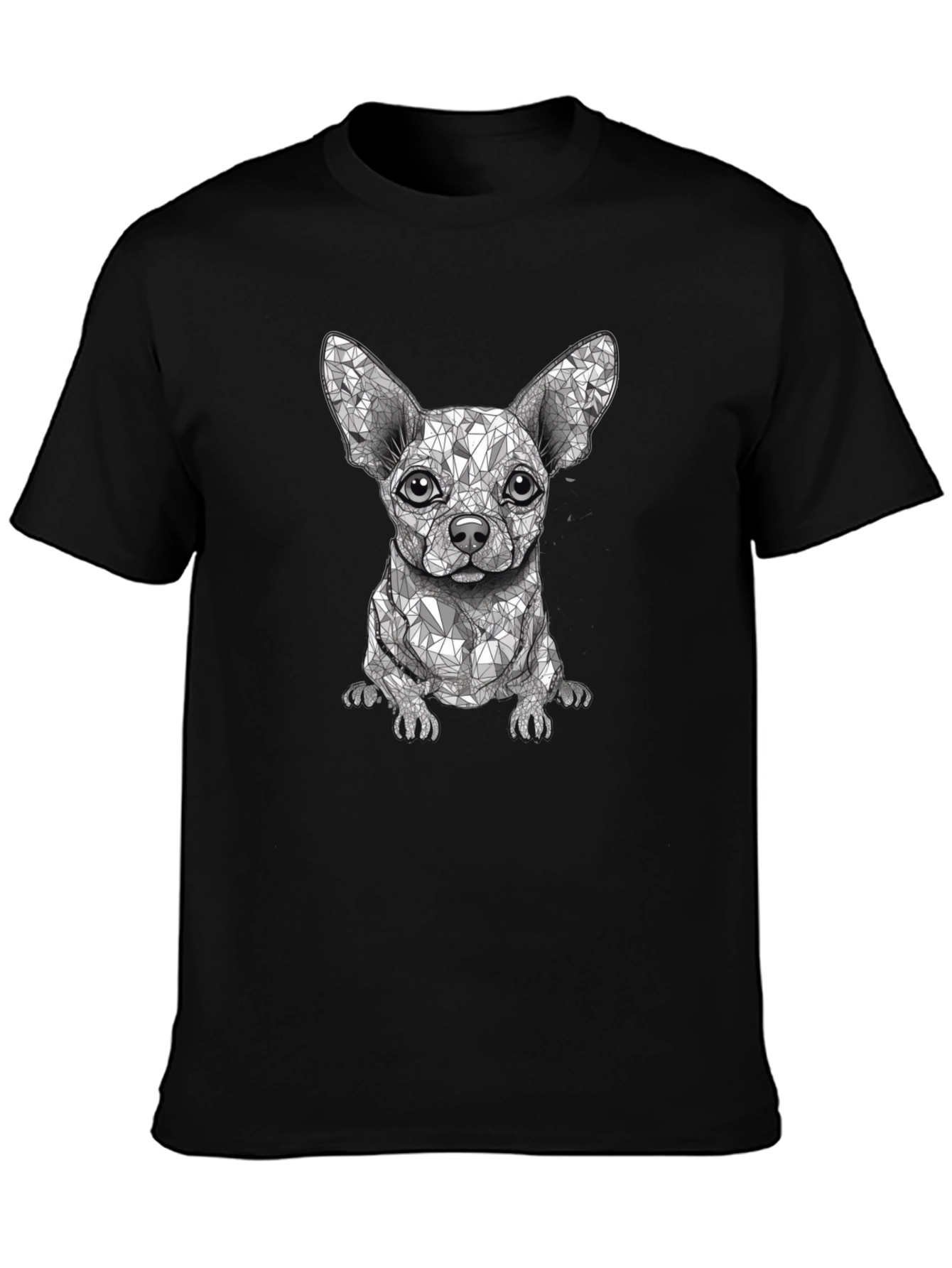 Geometric Chihuahua Graphic Tee