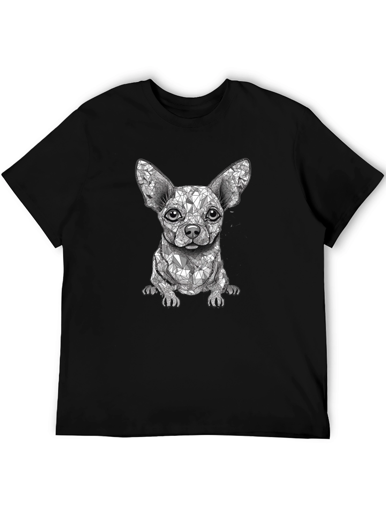 Geometric Chihuahua Graphic Tee