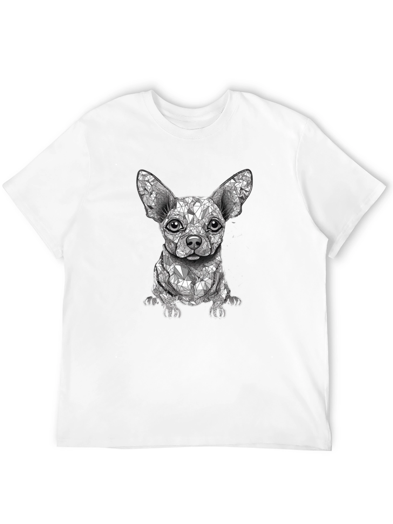 Geometric Chihuahua Graphic Tee
