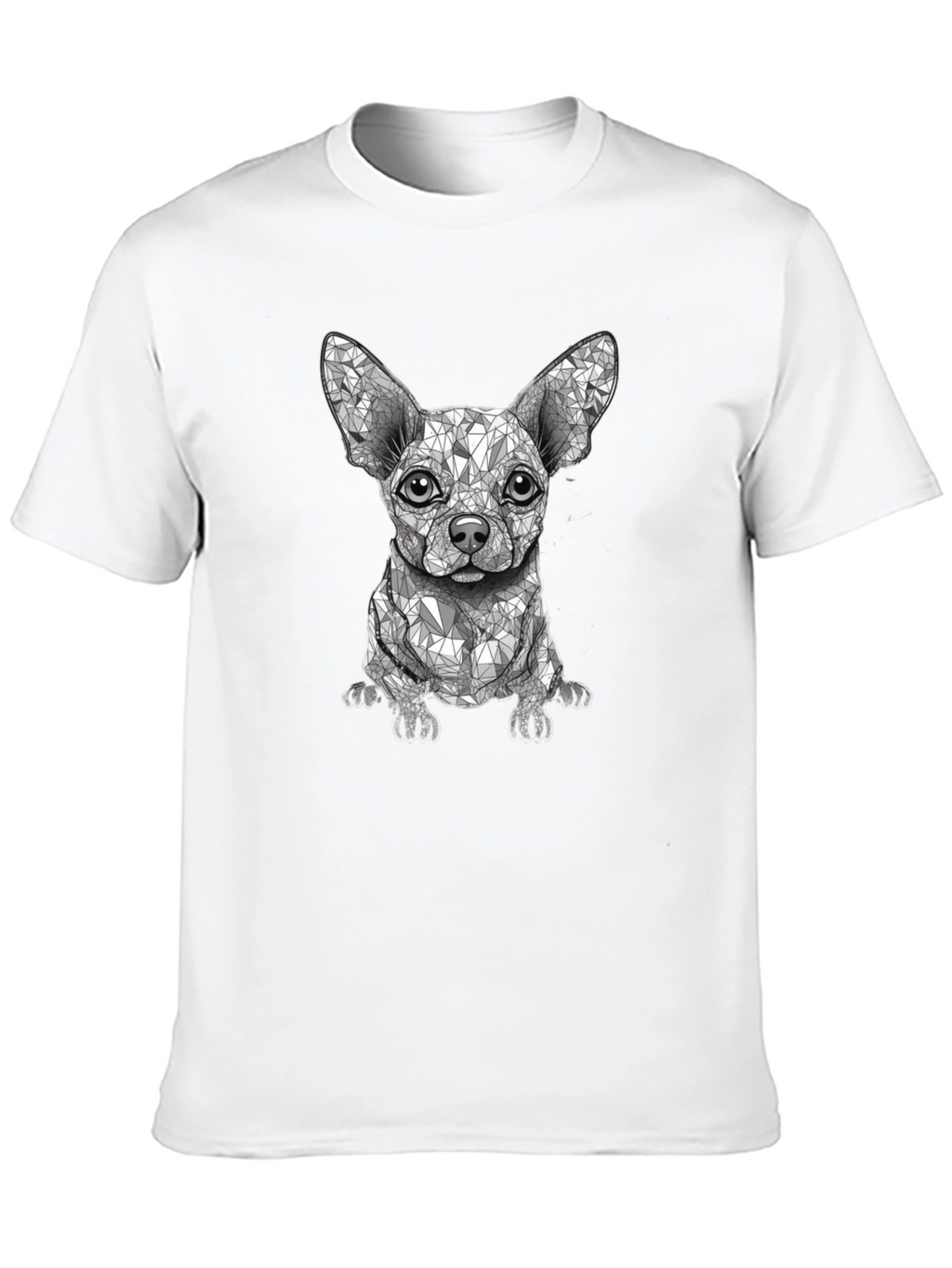 Geometric Chihuahua Graphic Tee