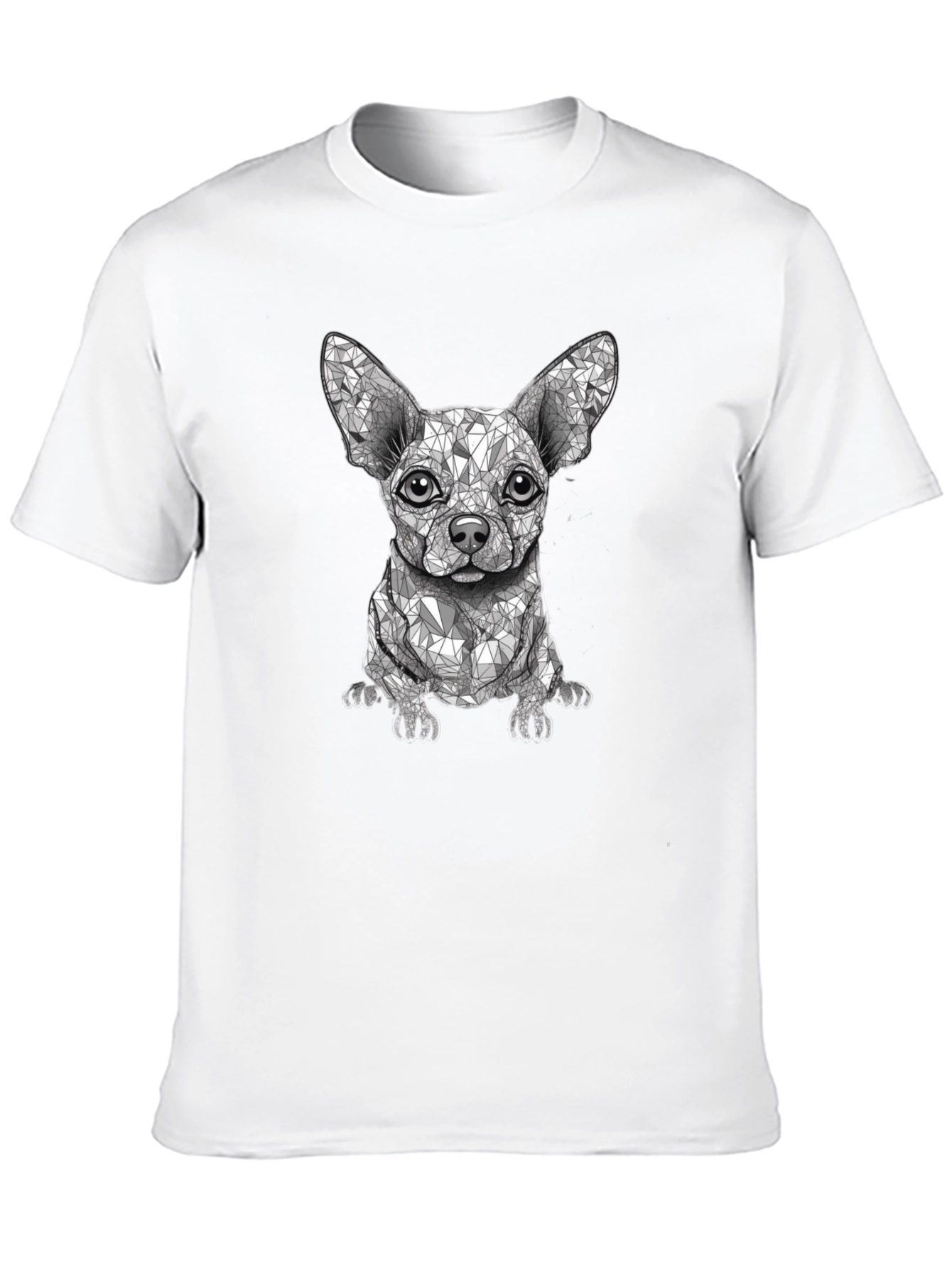 Geometric Chihuahua Graphic Tee